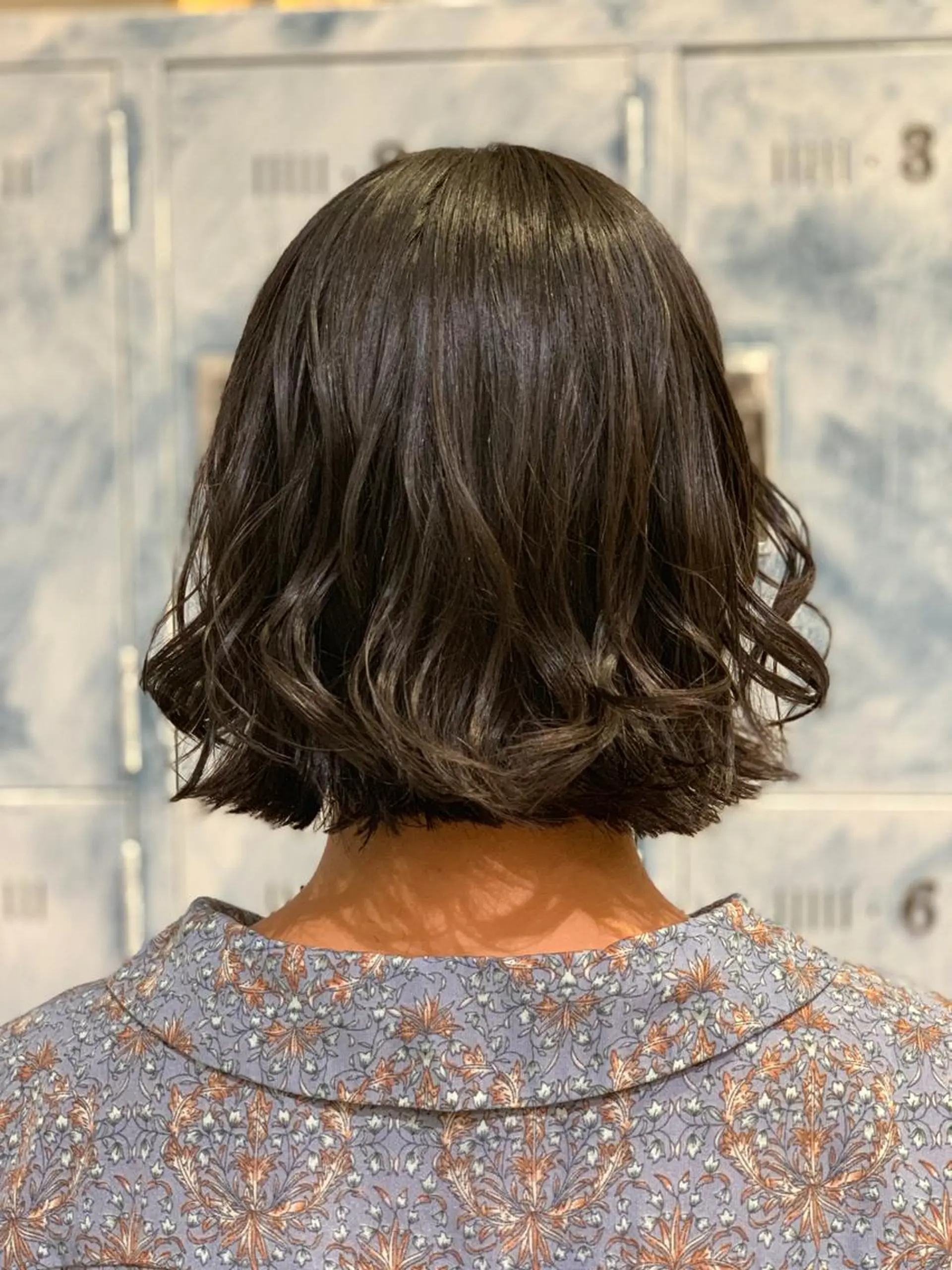 ミディアム 切りっぱなしボブ ボブ 髪質改善/縮毛矯正 ツヤ髪🩷さつきのヘアスタイル