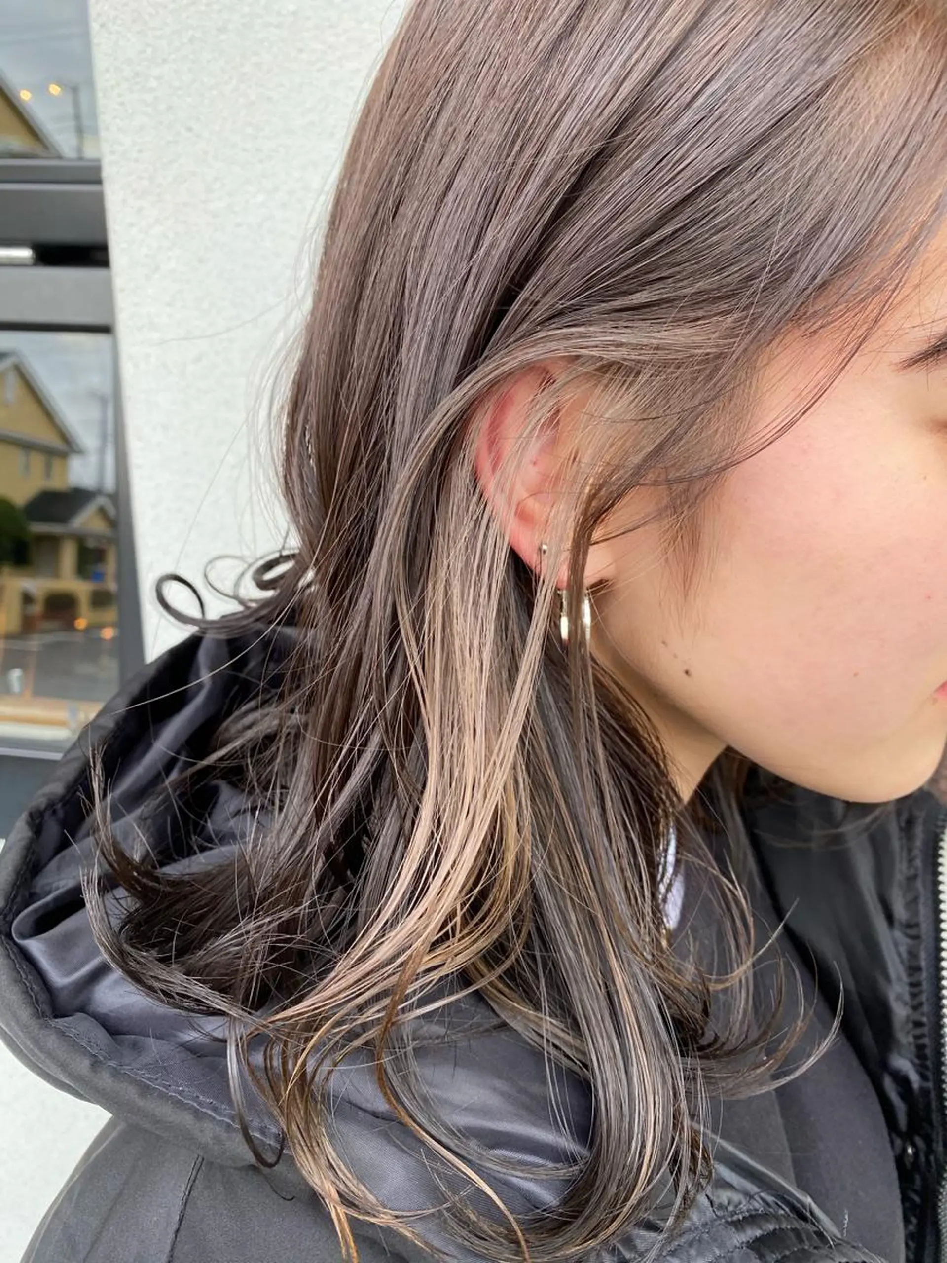 ミディアム カラー アッシュ 透明感カラー グレージュ インナーカラー ヘアカラー bal所属・bal ミナのその他イメージ