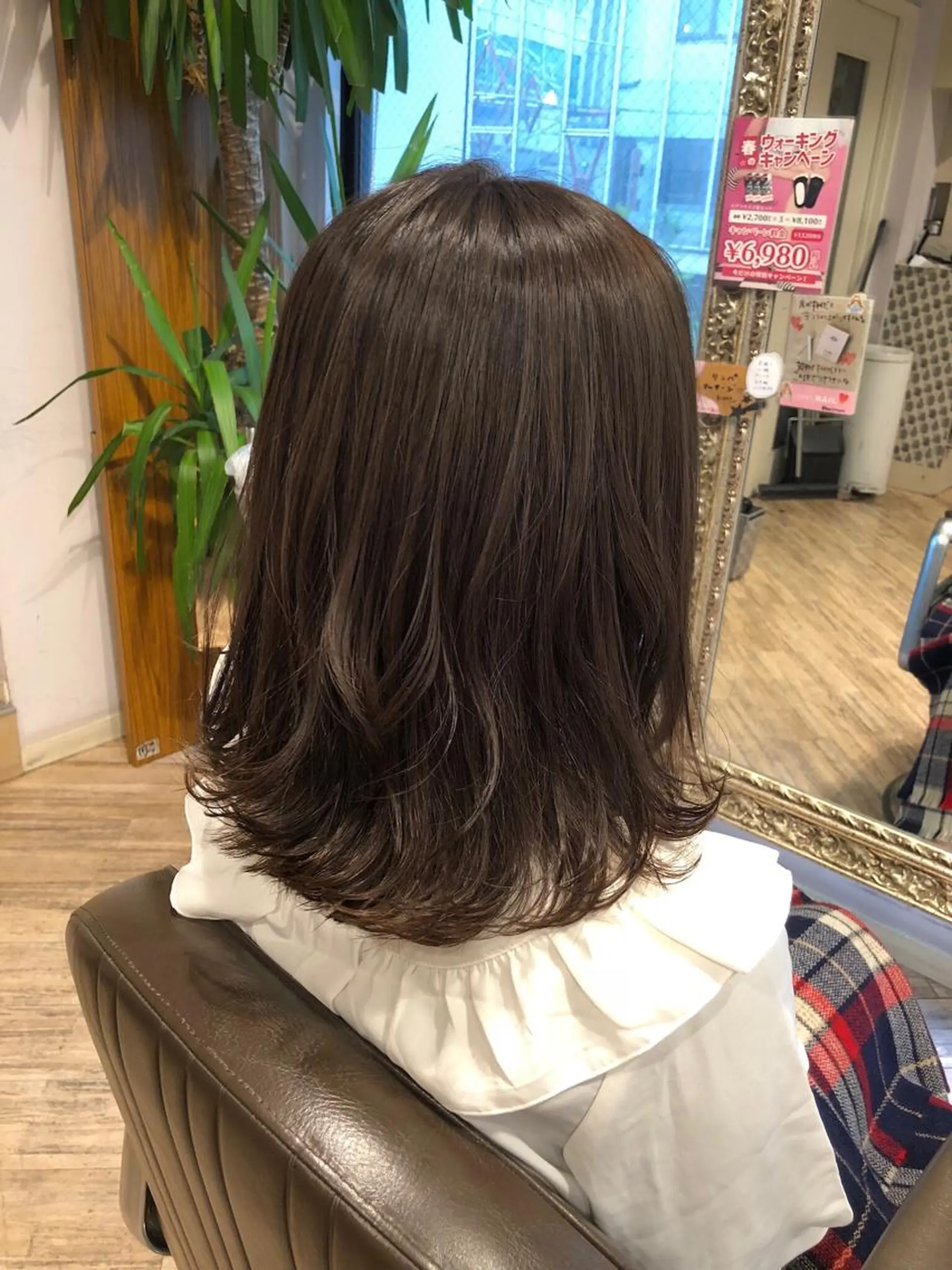 ミディアム カラー 透明感カラー グレージュ 五十嵐ゆり 美髪カラー　武蔵小杉のヘアスタイル