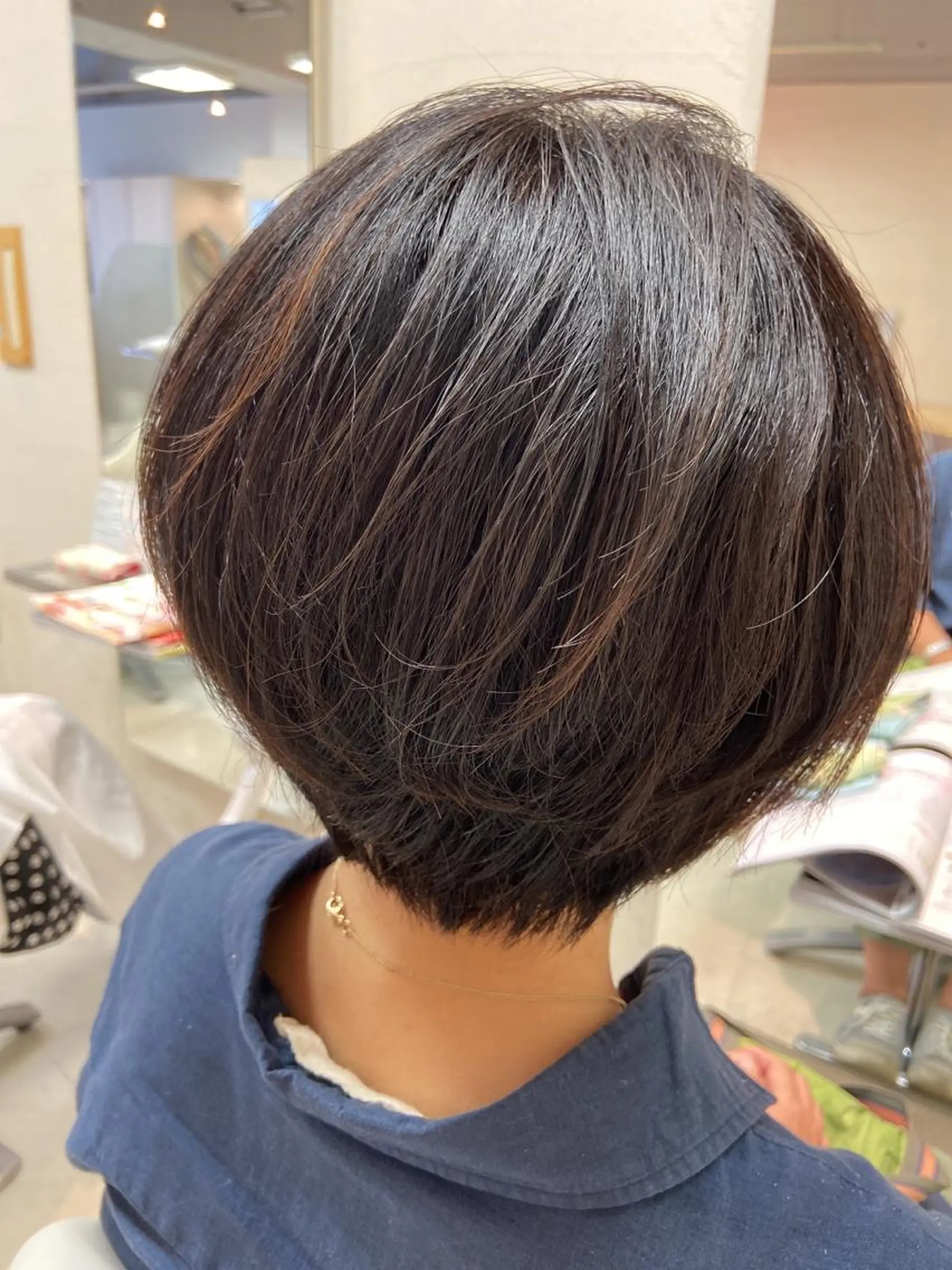 ショート ショートボブ ボブ ショートヘア 菊地 美憂のヘアスタイル