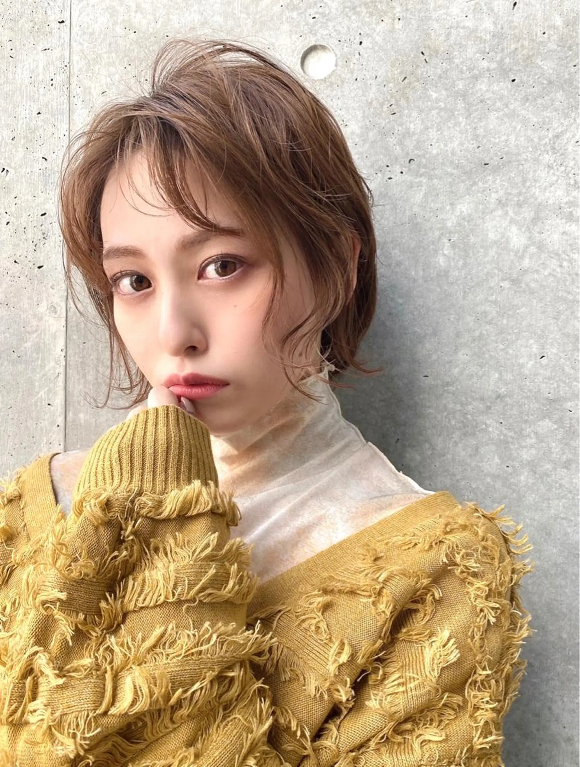 ショート ショートヘア 外ハネヘア カット ヘアカラー トリートメント 愛されヘア♪ 大森春奈のヘアスタイル