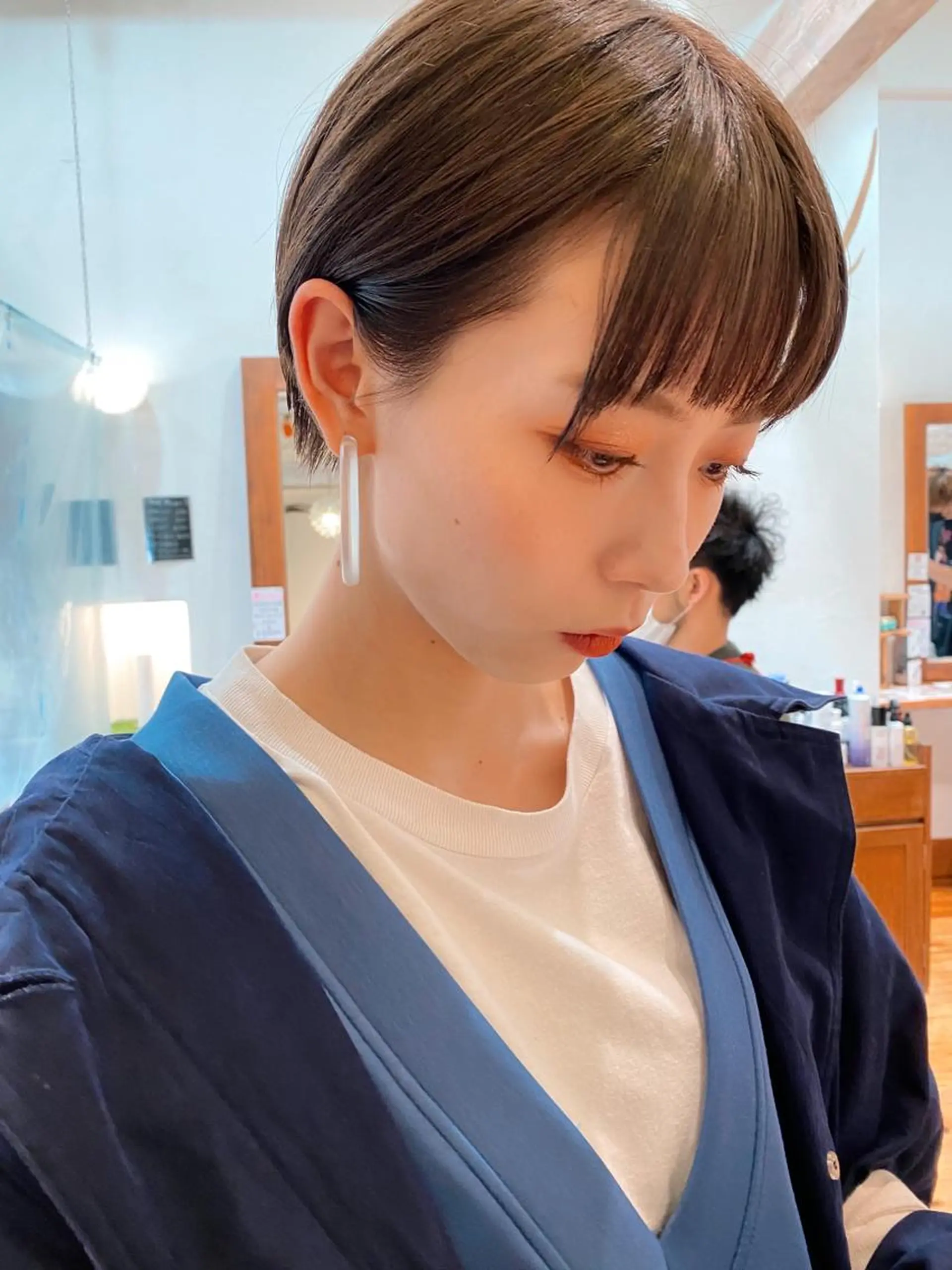 ショート カラー カット特化柏駅 徒歩3分LOUのヘアスタイル