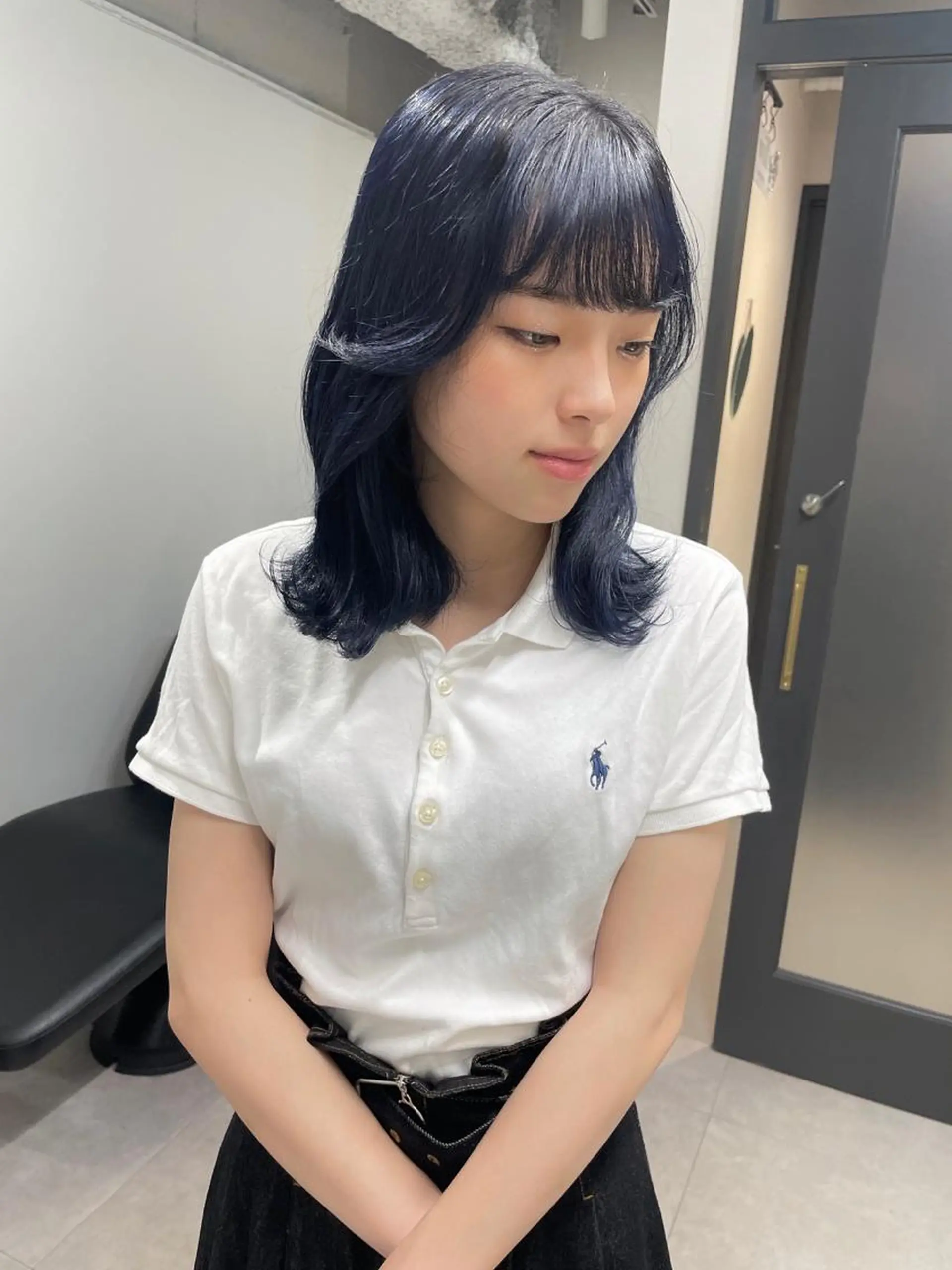 ミディアム カット ヘアカラー 🌸インナーカラー 🌸藤井春華のヘアスタイル