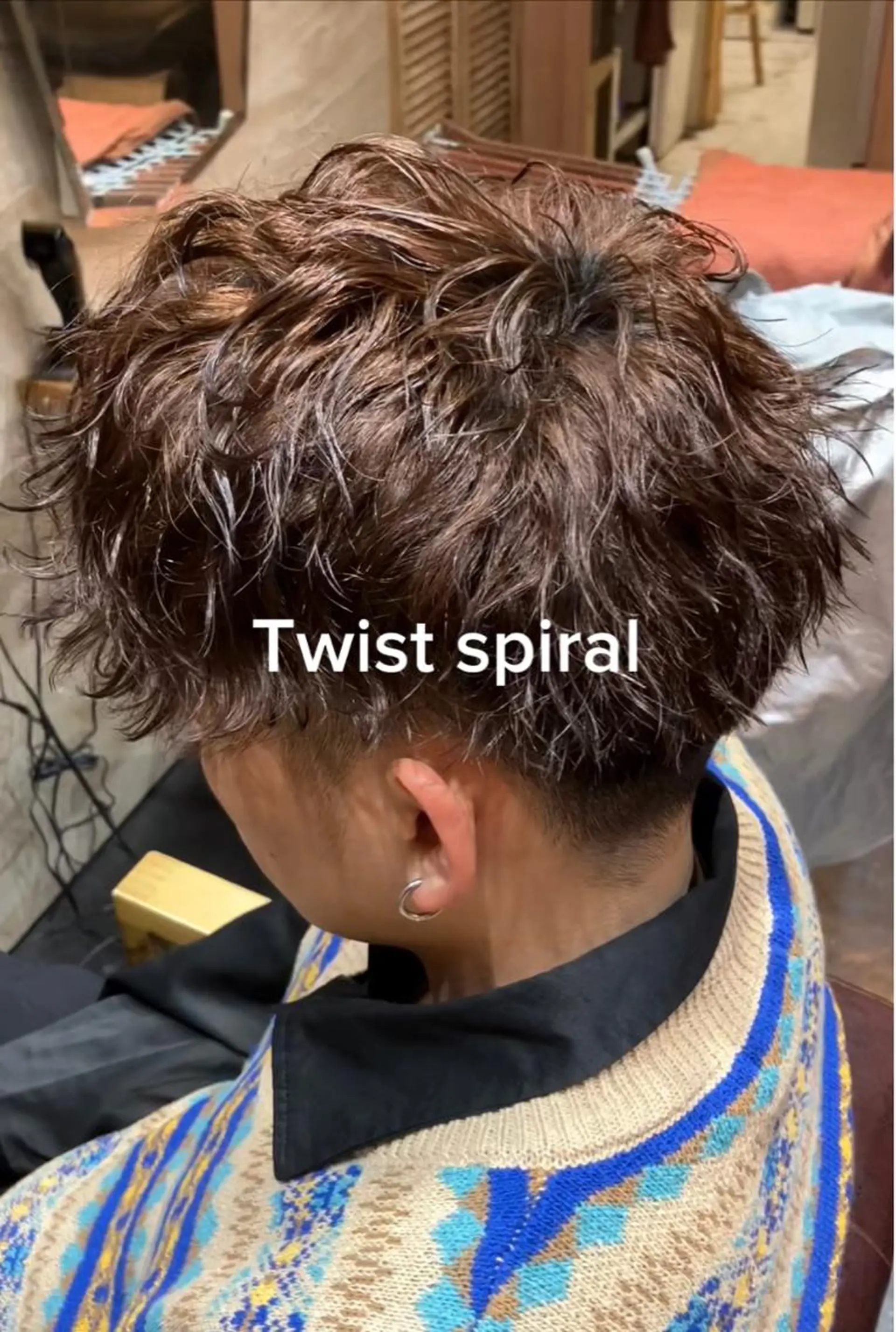 パーマ メンズ メンズ特化/パーマ/ フェードWATARUのヘアスタイル