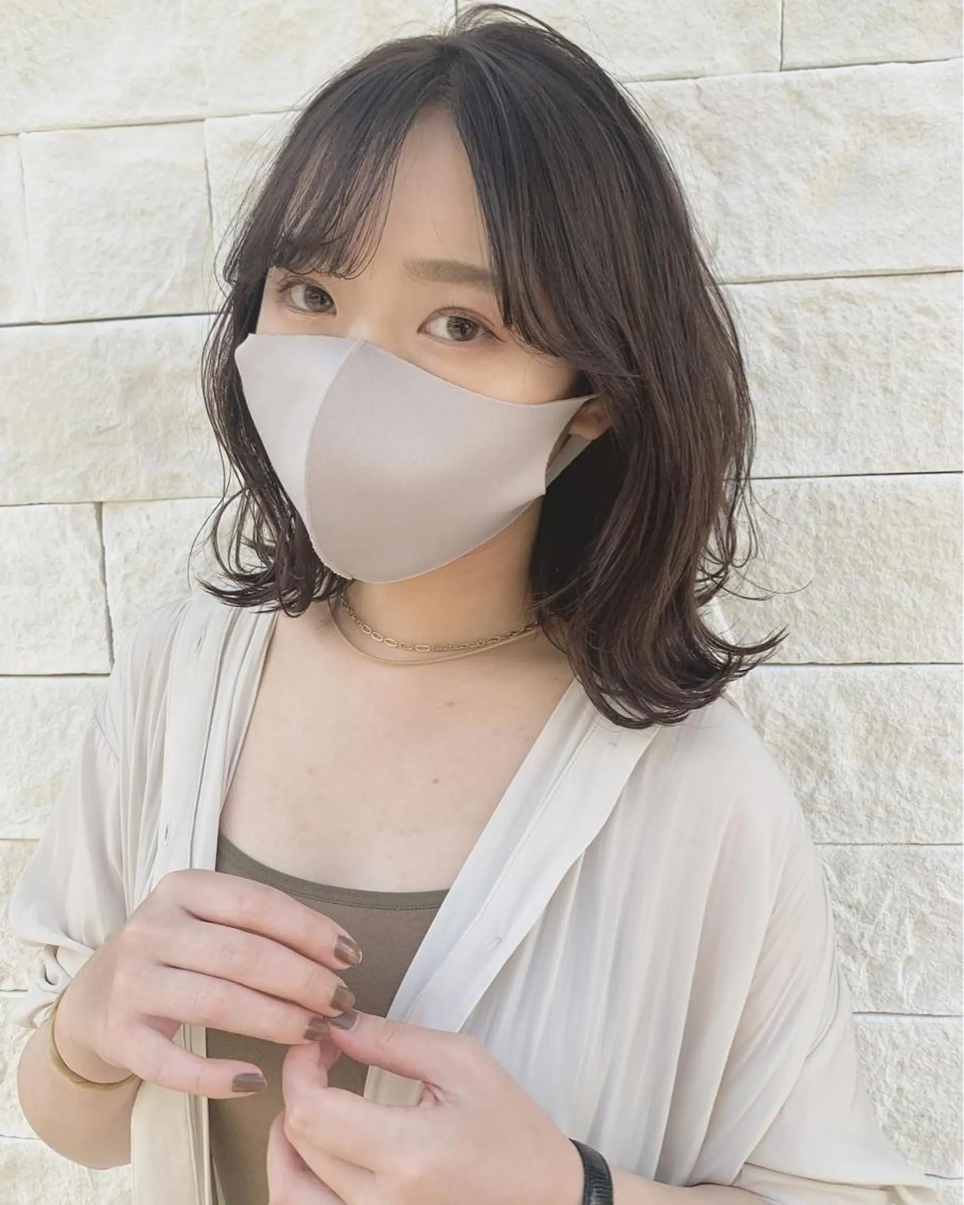 ミディアム カラー カット ヘアカラー トリートメント ハイトーン&暗髪🔥 表参道二刀流マエダのヘアスタイル