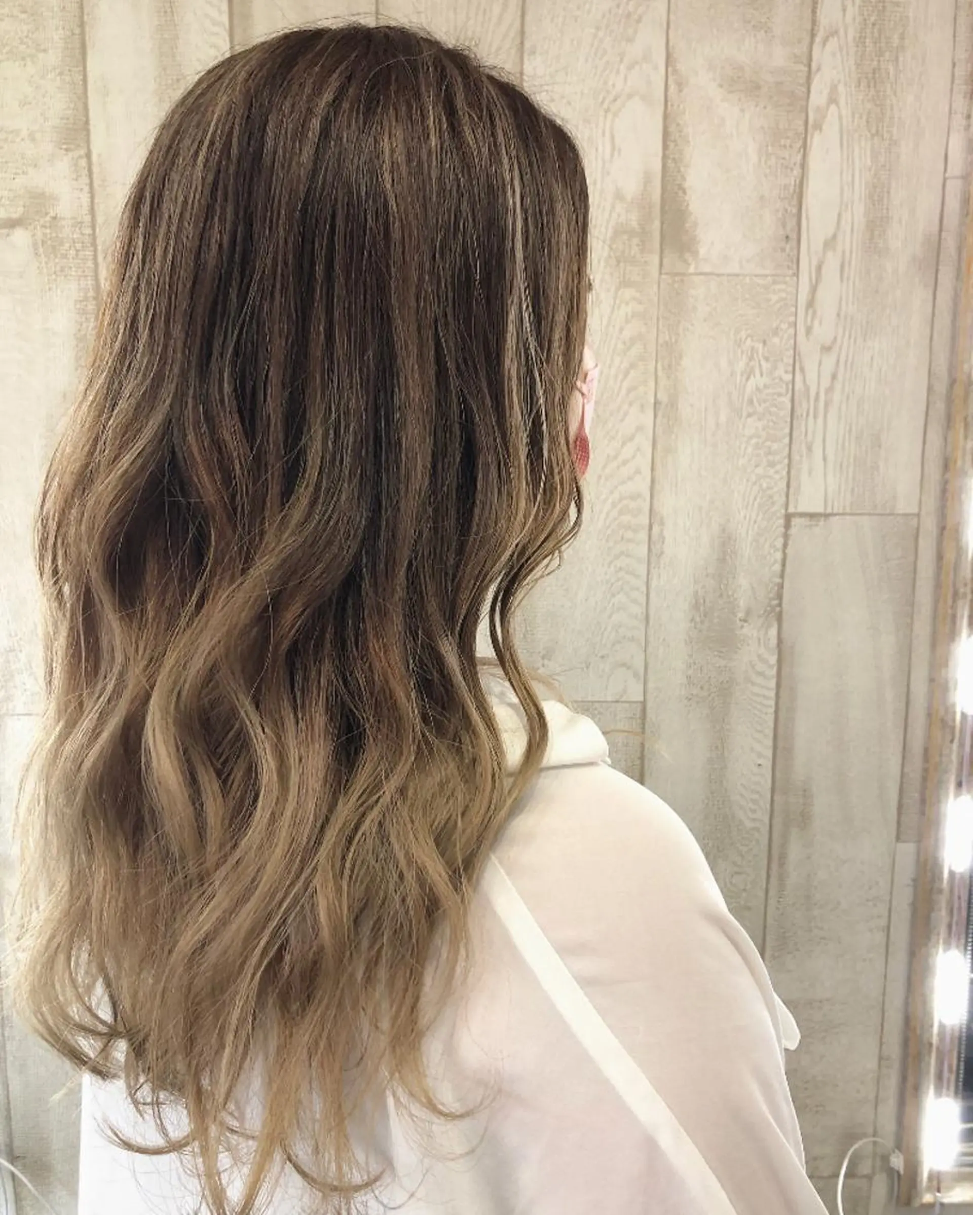 ロング カラー カット トリートメント モリナガ ヒトミのヘアスタイル