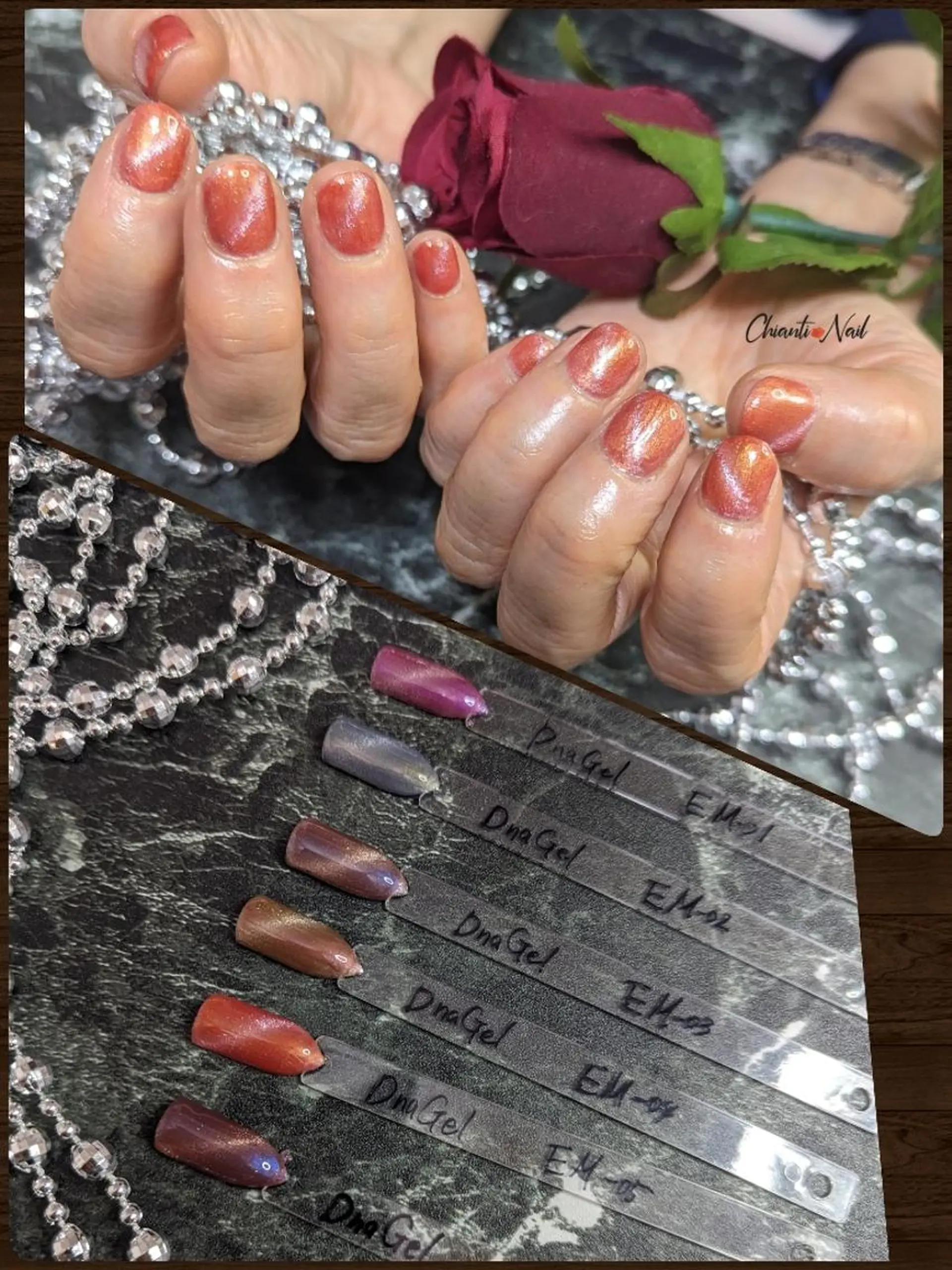 ネイル ジェルネイル ワンカラーネイル Chianti Nailのネイルデザイン