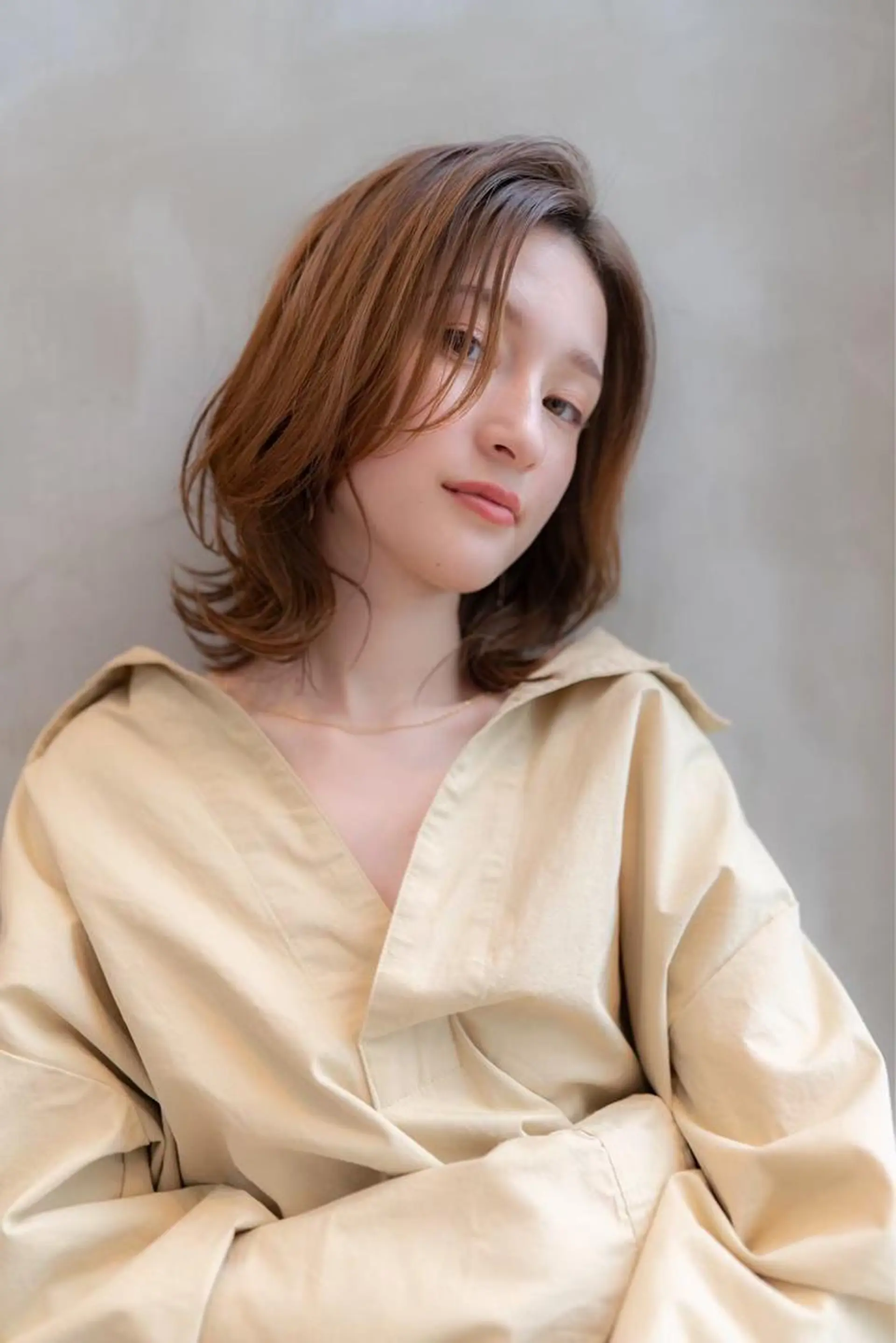 ミディアム 💘MICOTO藤沢 髪質改善ブリーチ💘のヘアスタイル