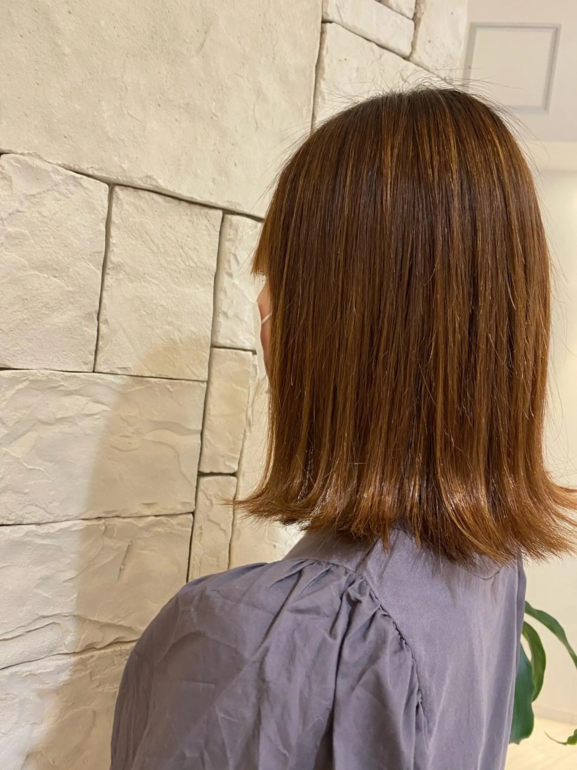 ミディアム vaselines hair and more所属・大久保 奈美のヘアスタイル