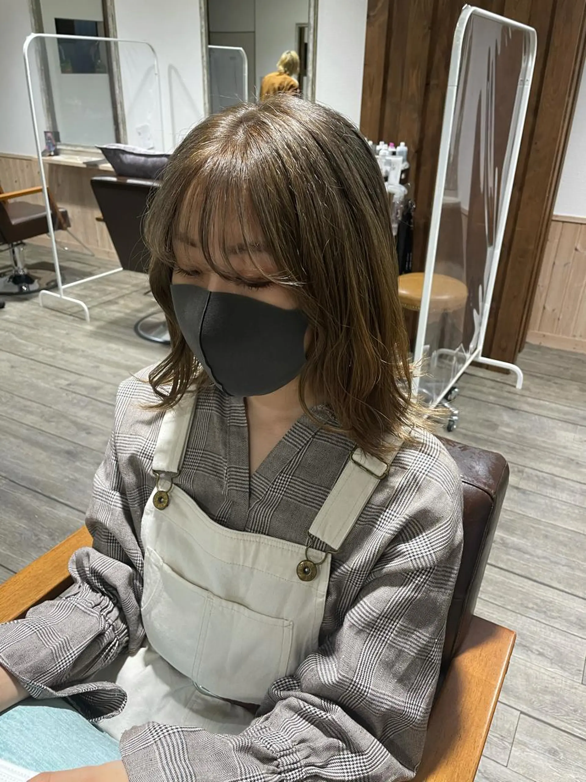 ミディアム ヘアカラー soyon心斎橋所属・♡透明感/艶カラー/ M a I ♡のヘアスタイル