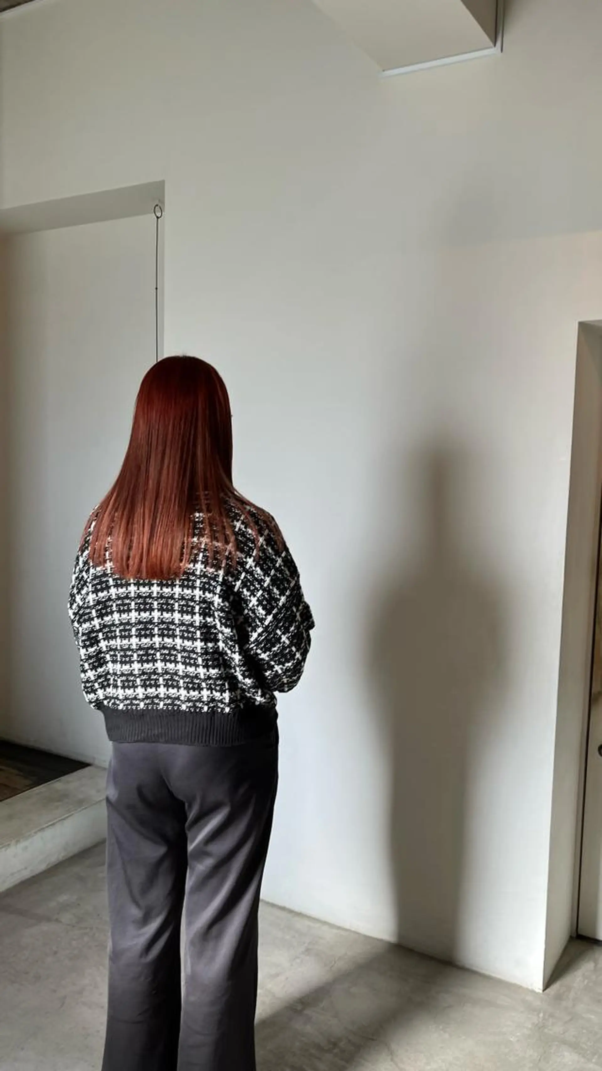 ロング カラー ブリーチ ブラウンカラー オレンジ オレンジブラウン 前川 華恋 / room3のヘアスタイル