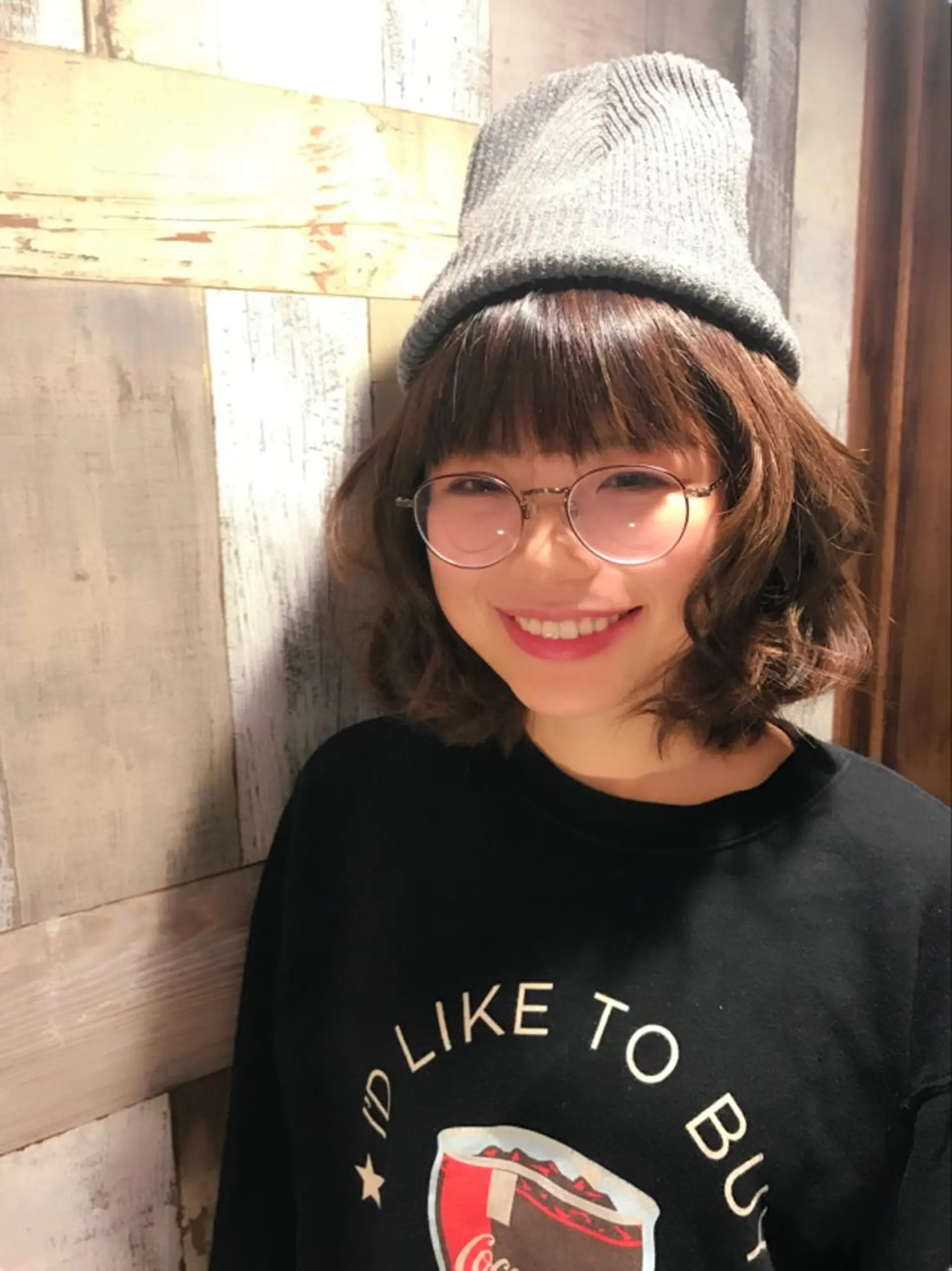 ショート カラー パーマ レイヤーカット匠 イソザキノリユキのヘアスタイル