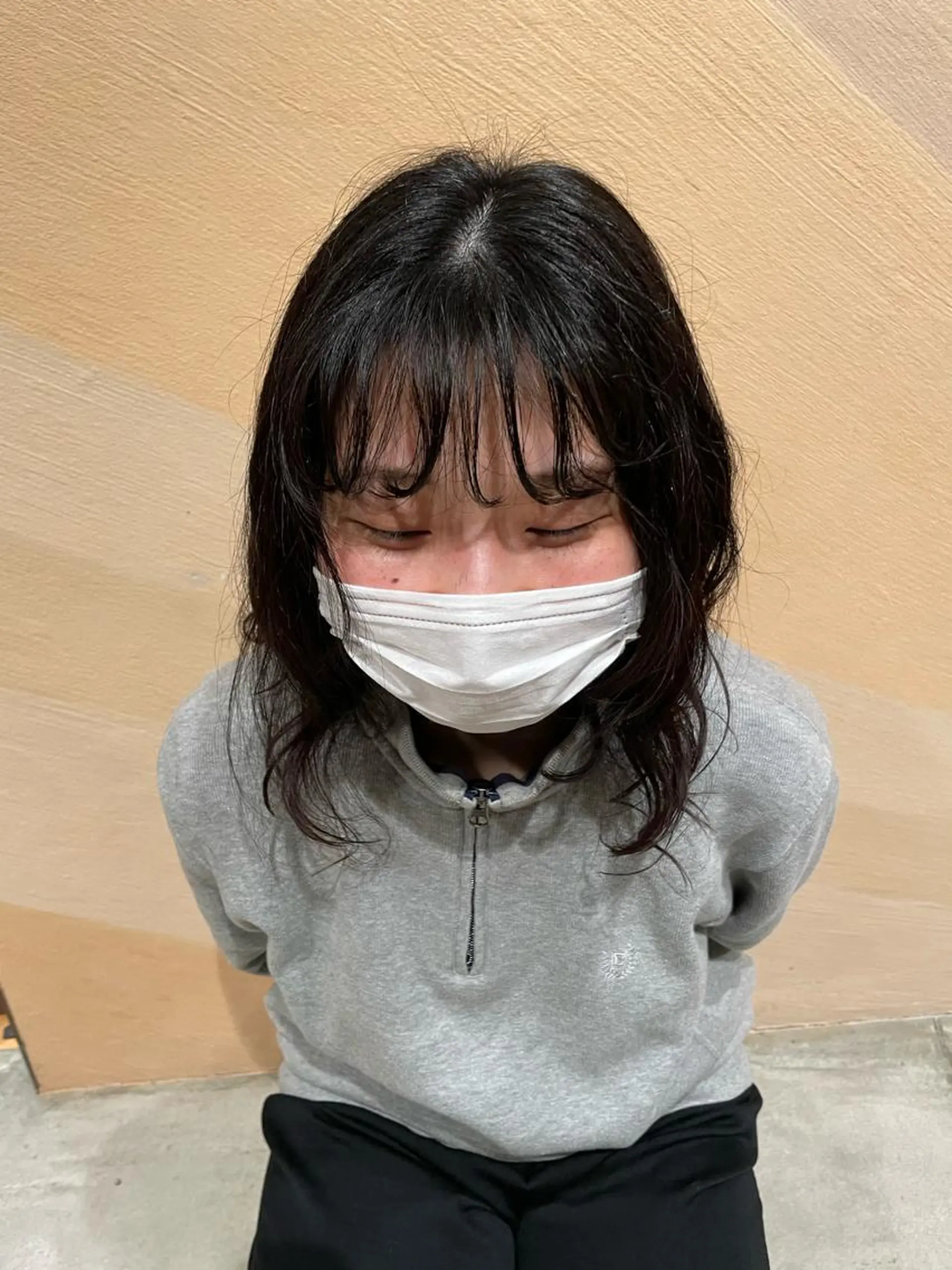 ロング パーマ 箭内葉月/メンズ👔 ワンカールパーマのヘアスタイル