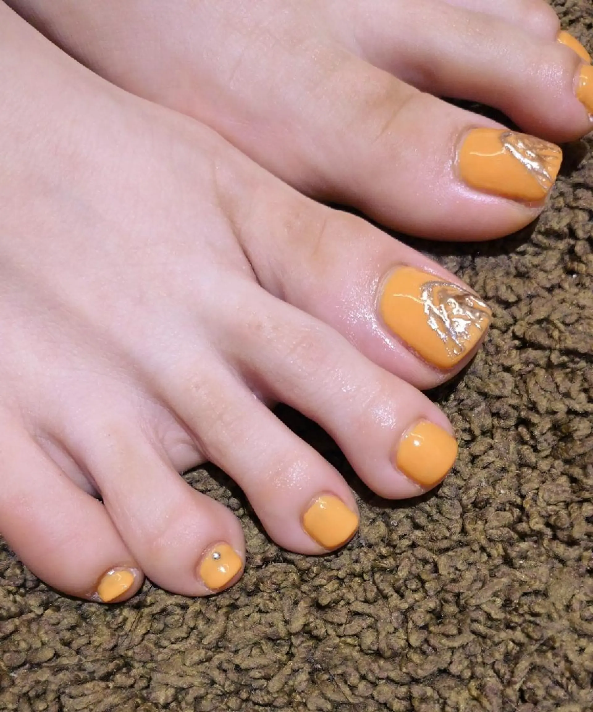 ネイル フットネイル フットネイル 會田 瑠衣のネイルデザイン