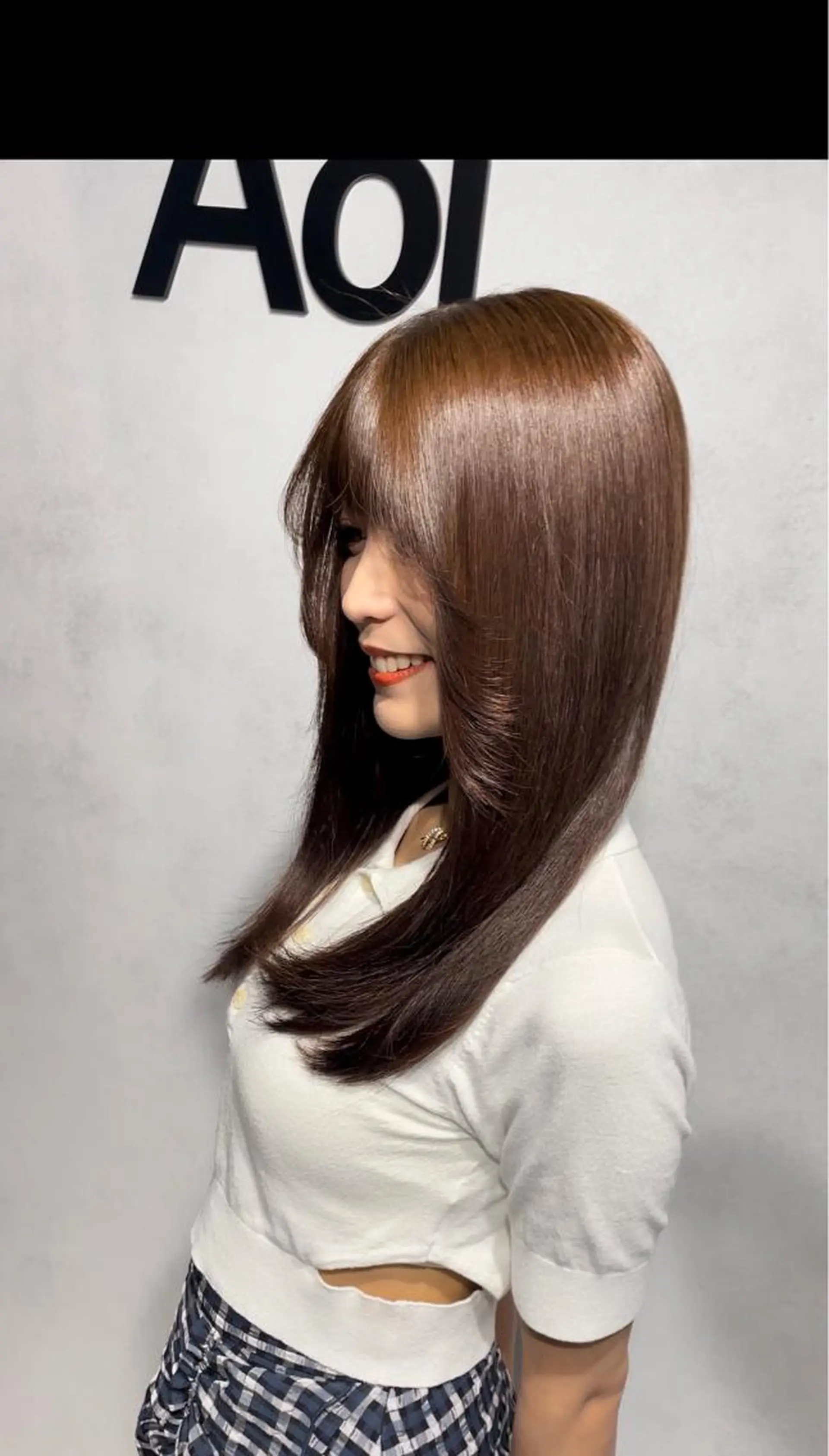 ロング カット 縮毛矯正 トリートメント ヘッドスパ ✨髪質改善✨美髪 矯正🫧小泉のヘアスタイル