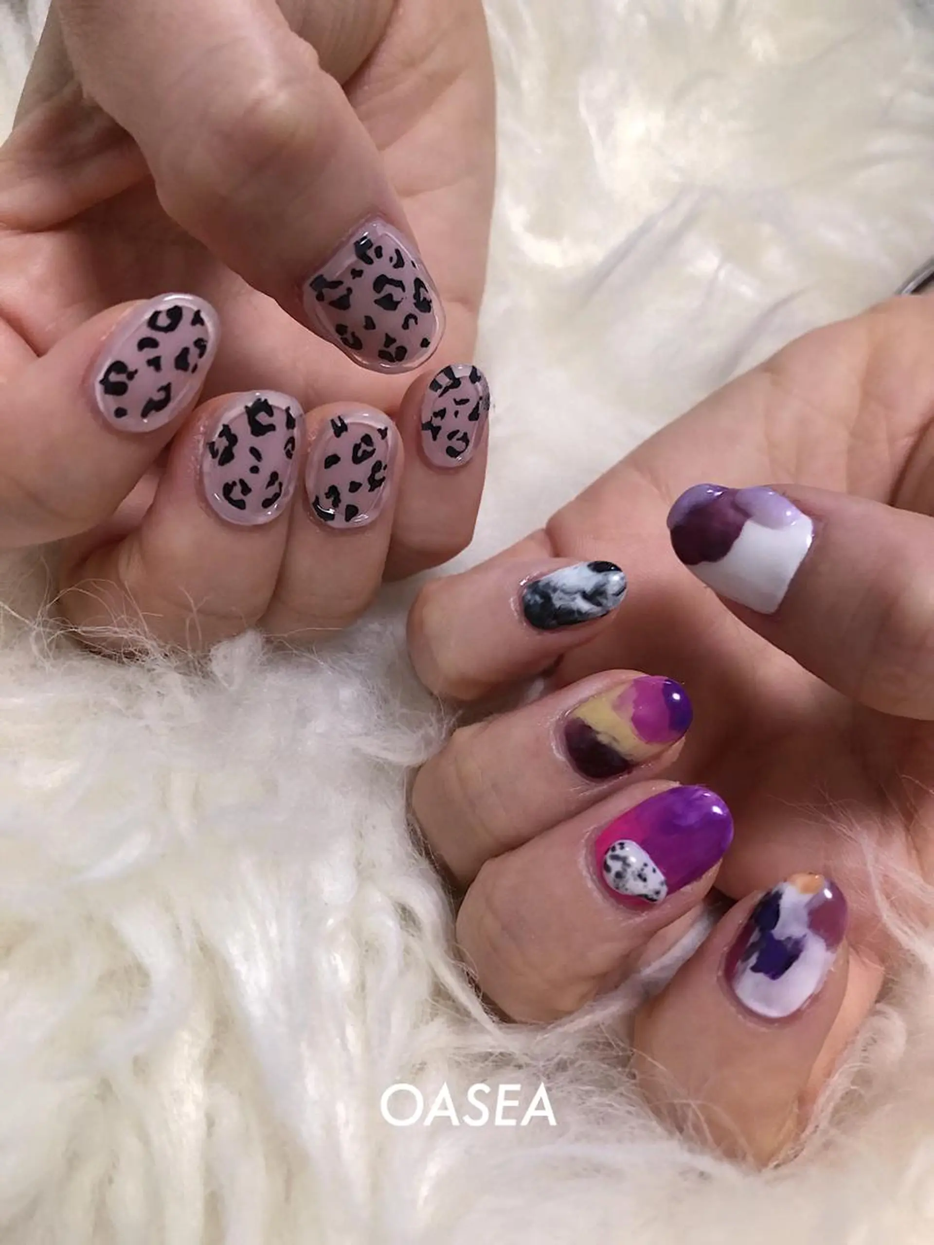 ネイル ハンドネイル 🌞💜 KAORI 🌴のネイルデザイン