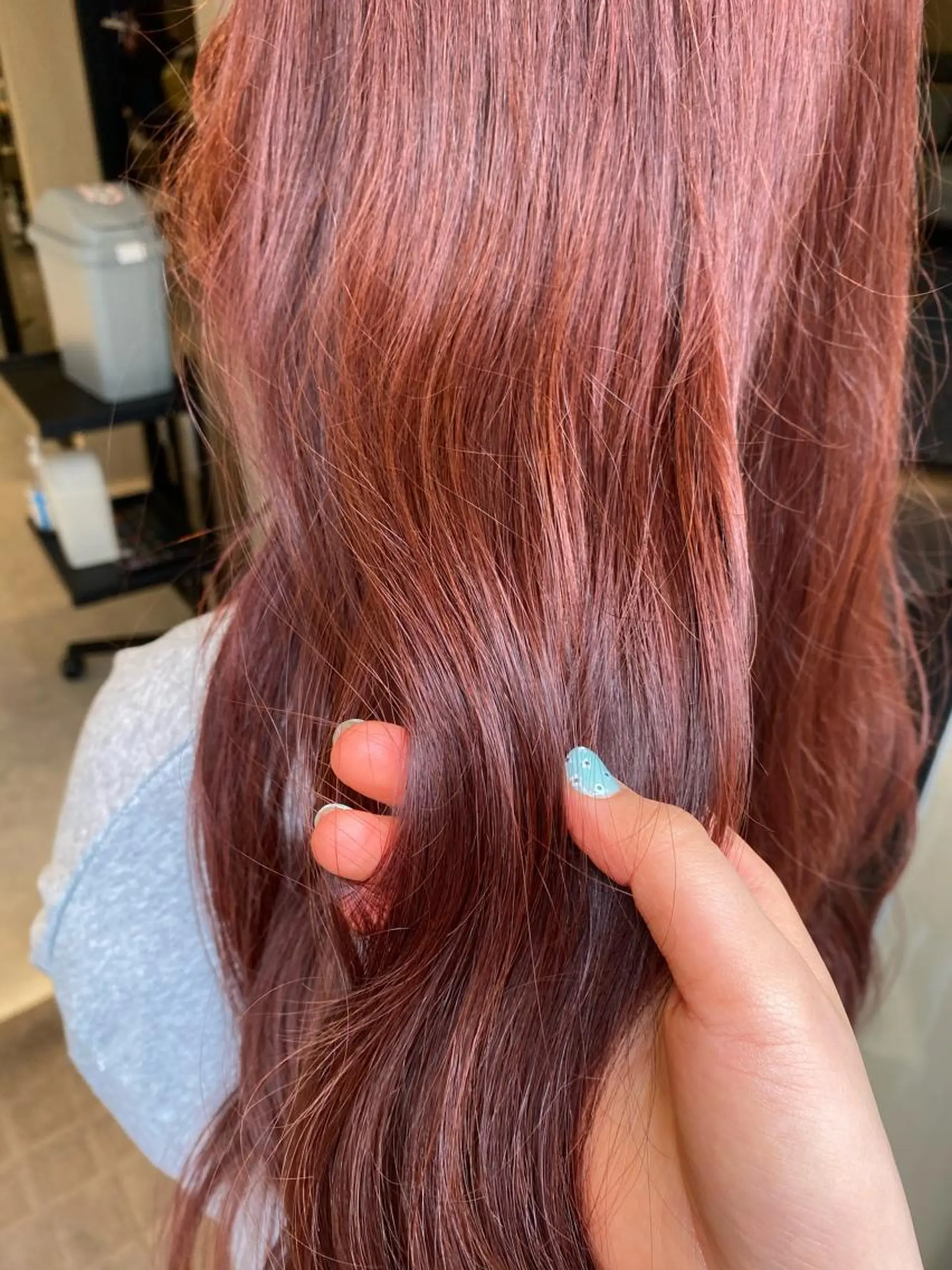 ロング カラー ヘアアレンジ アンククロス渋谷【ANKH CROSS】所属・韓国ヘア┊︎レイヤー ┊︎haruka🌙のヘアスタイル