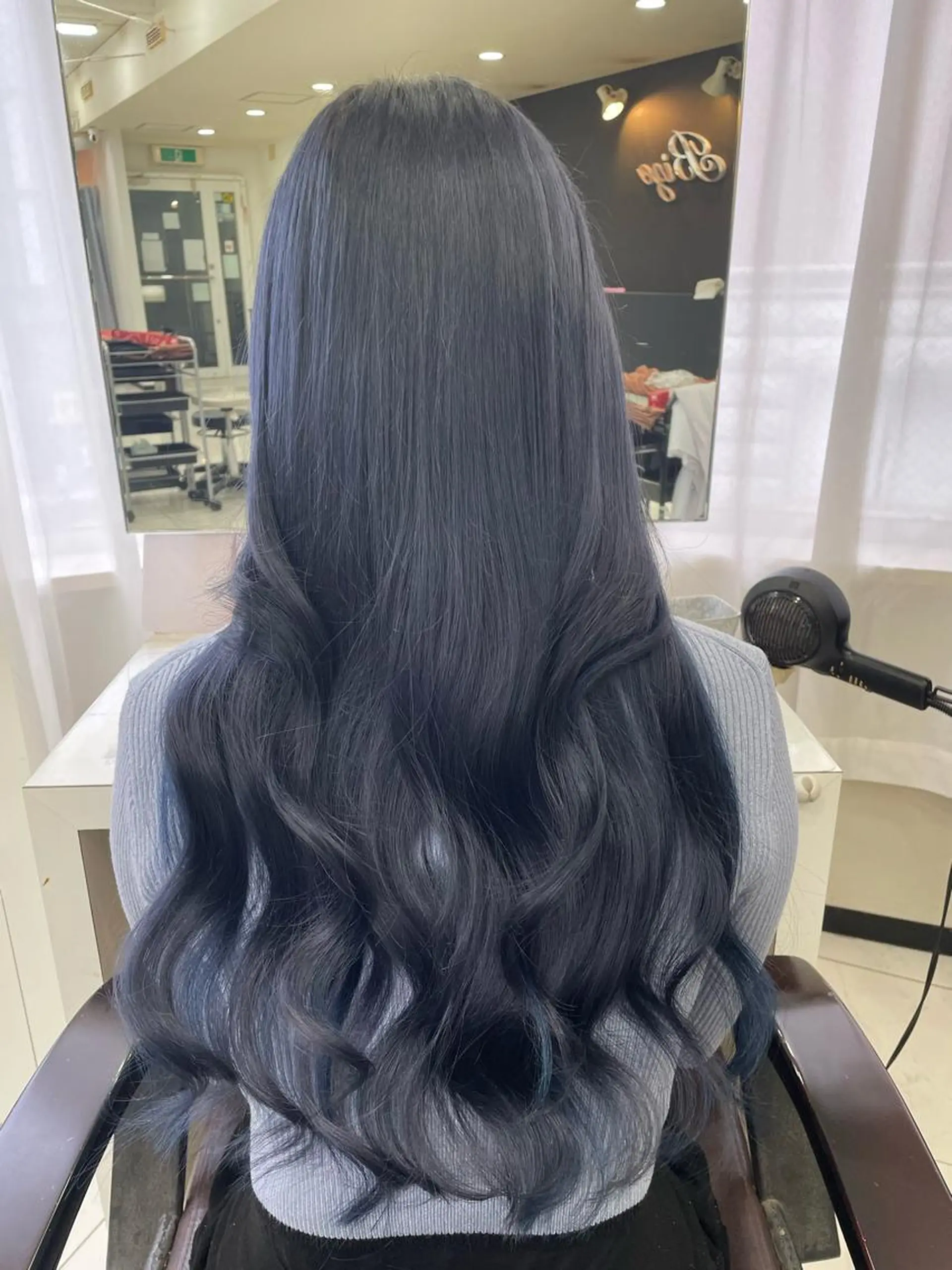 ロング カット ヘアカラー トリートメント エクステ Ria OSAKA　梅田所属・マリカ🦋韓国 ハイトーン/エクステのヘアスタイル