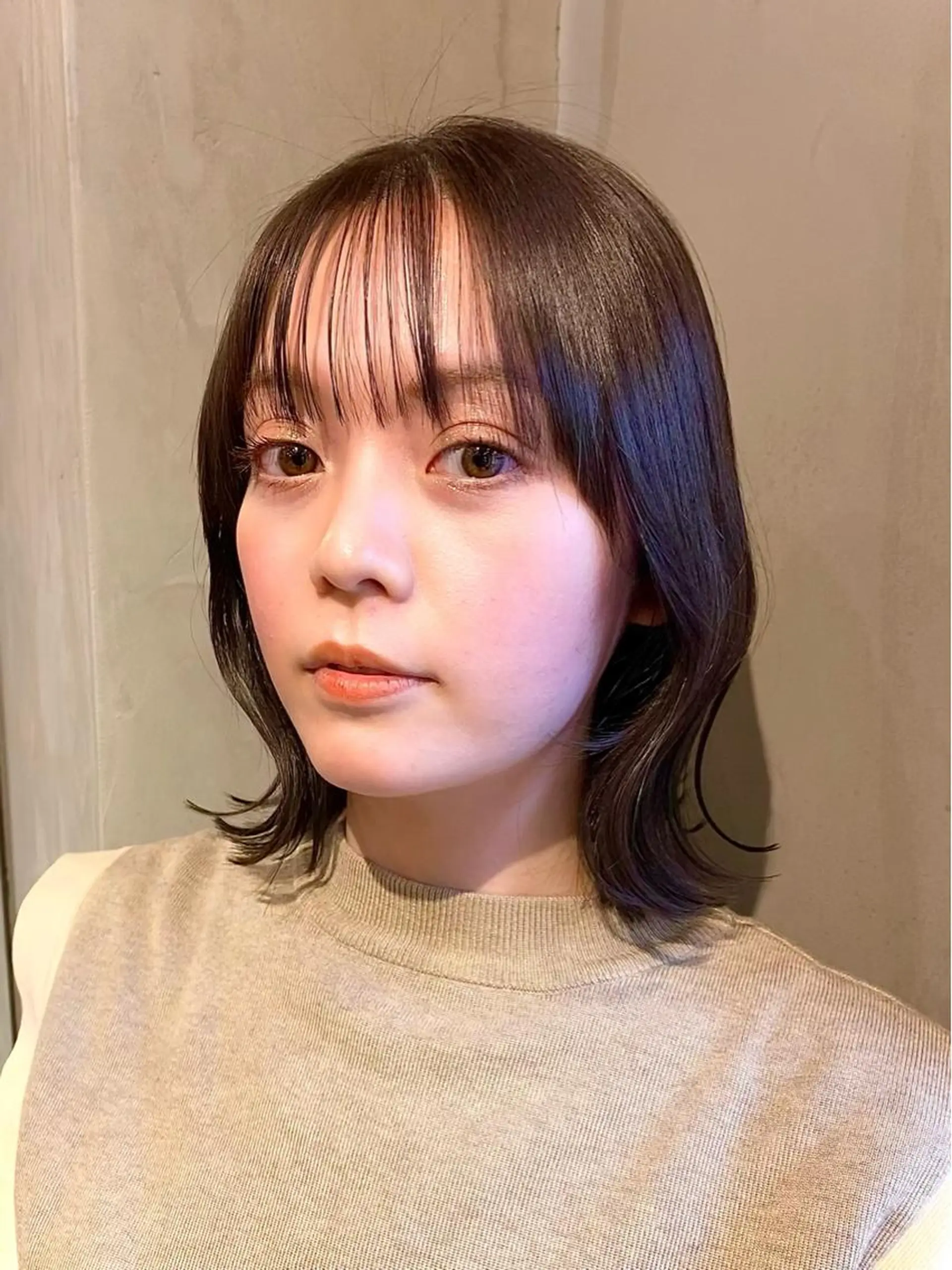 セミロング 顔周りcut・ご相談 ＝新宿しずく🇰🇷のヘアスタイル