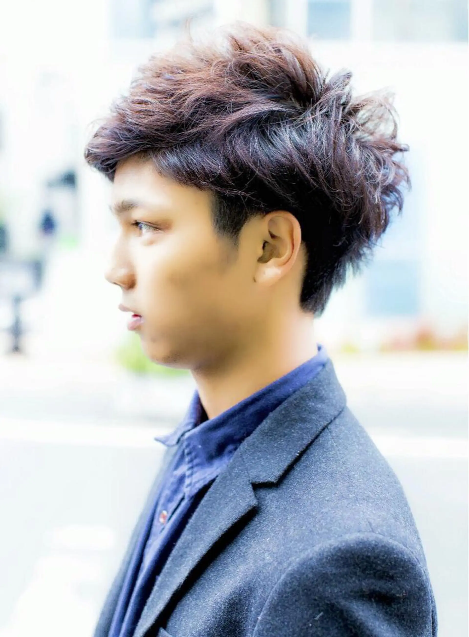 ショート パーマ 37.0℃-tidaメンズヘアサロン神保町所属・hi roのヘアスタイル