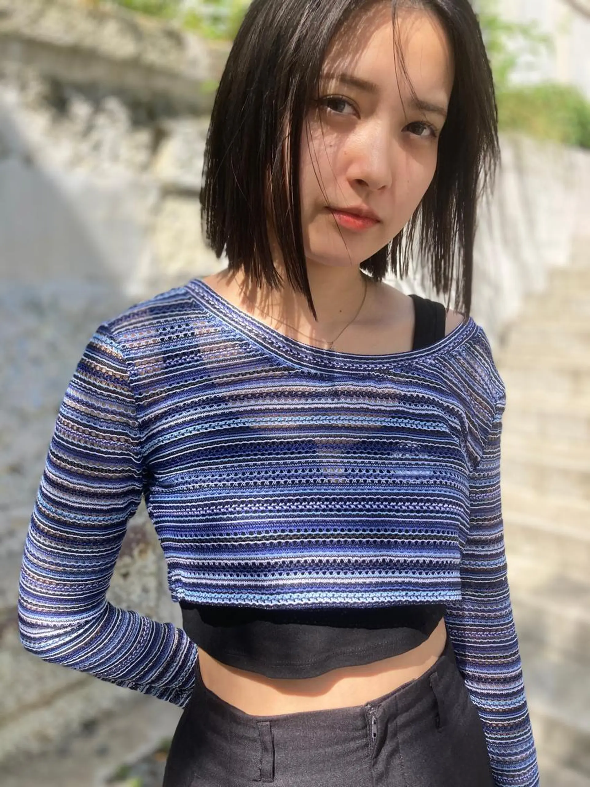 ショート カラー ブルーカラー シルバー ボブ ainico.所属・髪質改善　艶髪✨ Teppeiのヘアスタイル