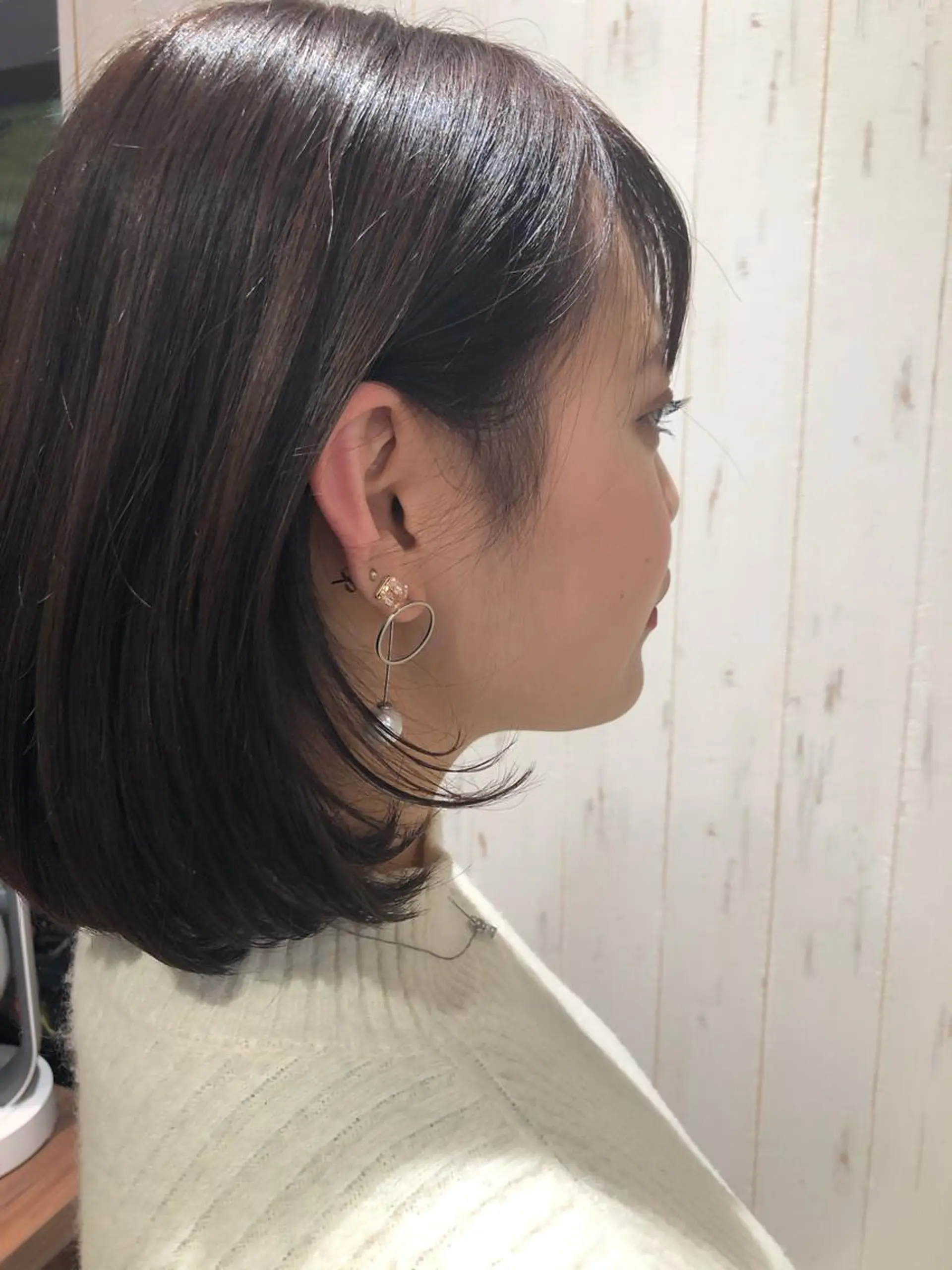 ミディアム カラー ブラウンカラー dogstar小林諒 レイヤー/パーマのヘアスタイル