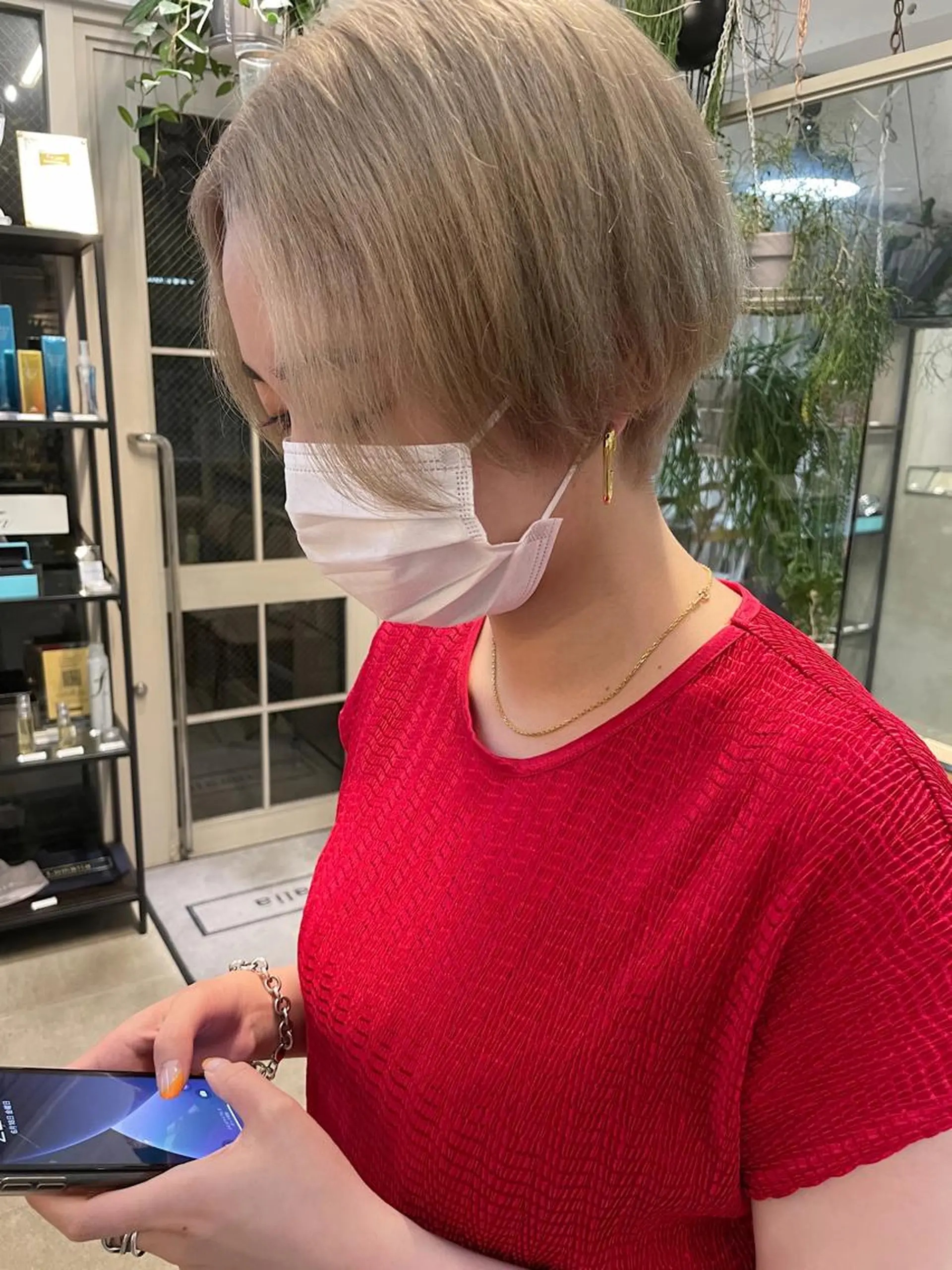 ショート 小顔レイヤー×コンパ クトボブ/林隆平のヘアスタイル