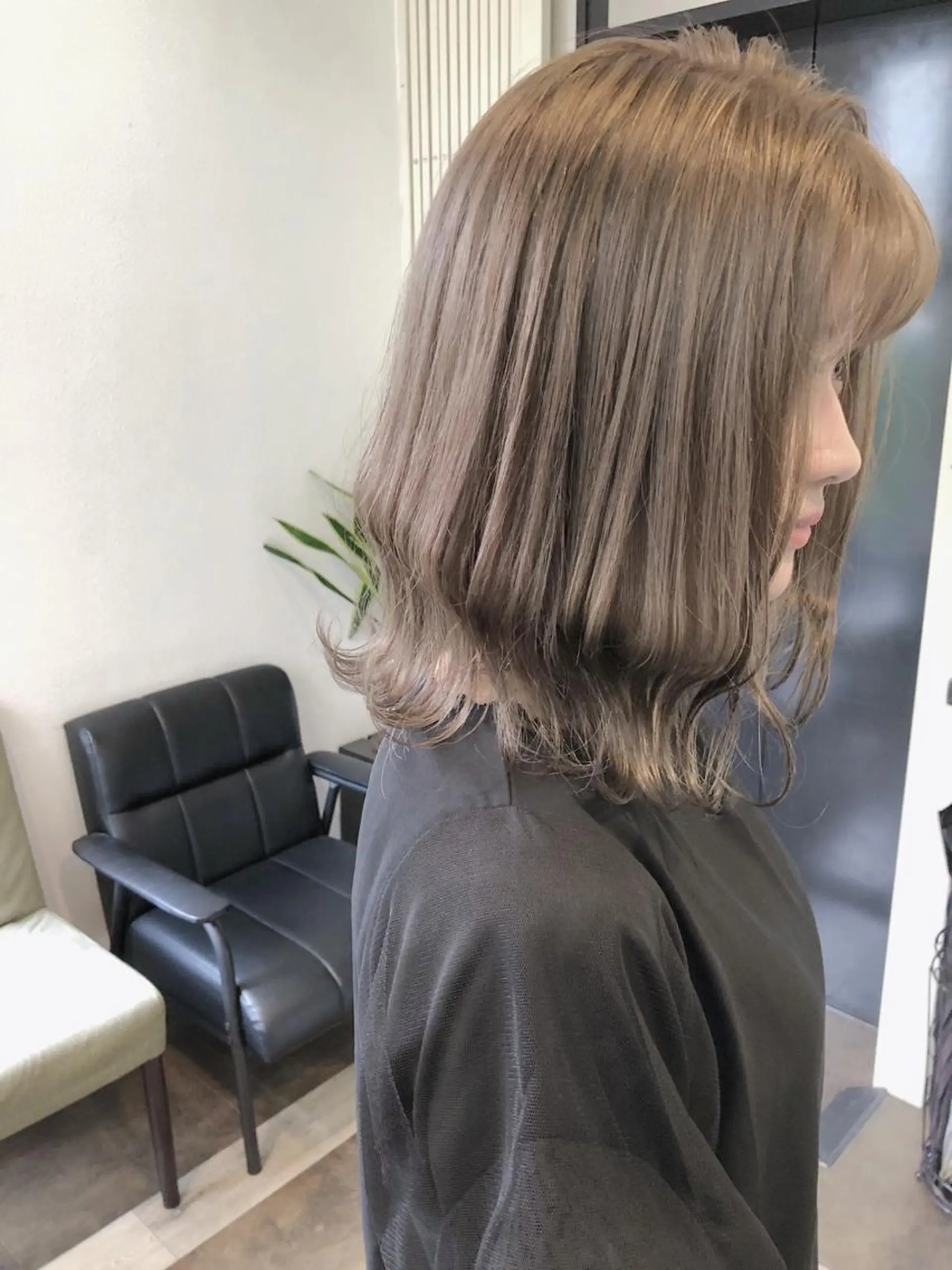 ショート カラー ボブ ヘアカラー トリートメント GiseL天神カラー 髪質改善/ブリーチのヘアスタイル