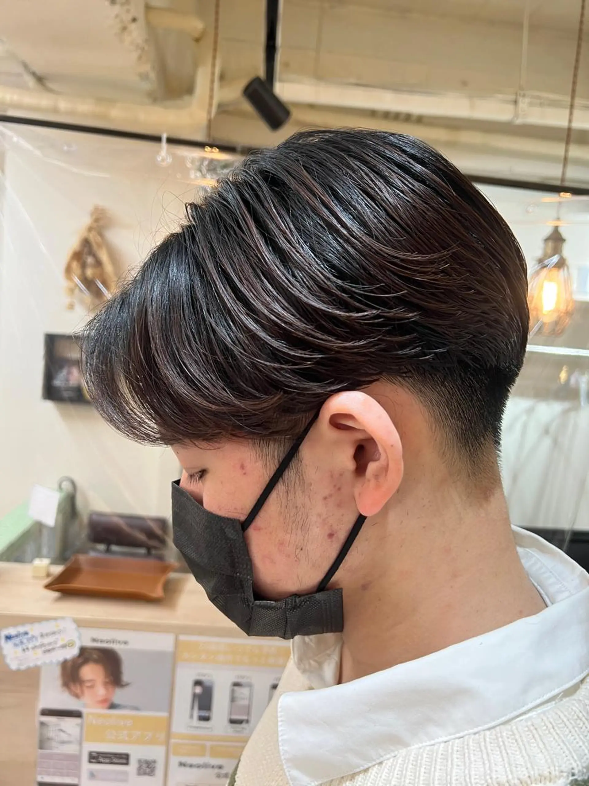 ミディアム パーマ メンズ ミディアムパーマ センターパート メンズパーマ カット パーマ メンズカットパーマ ✂️ JOYAのヘアスタイル