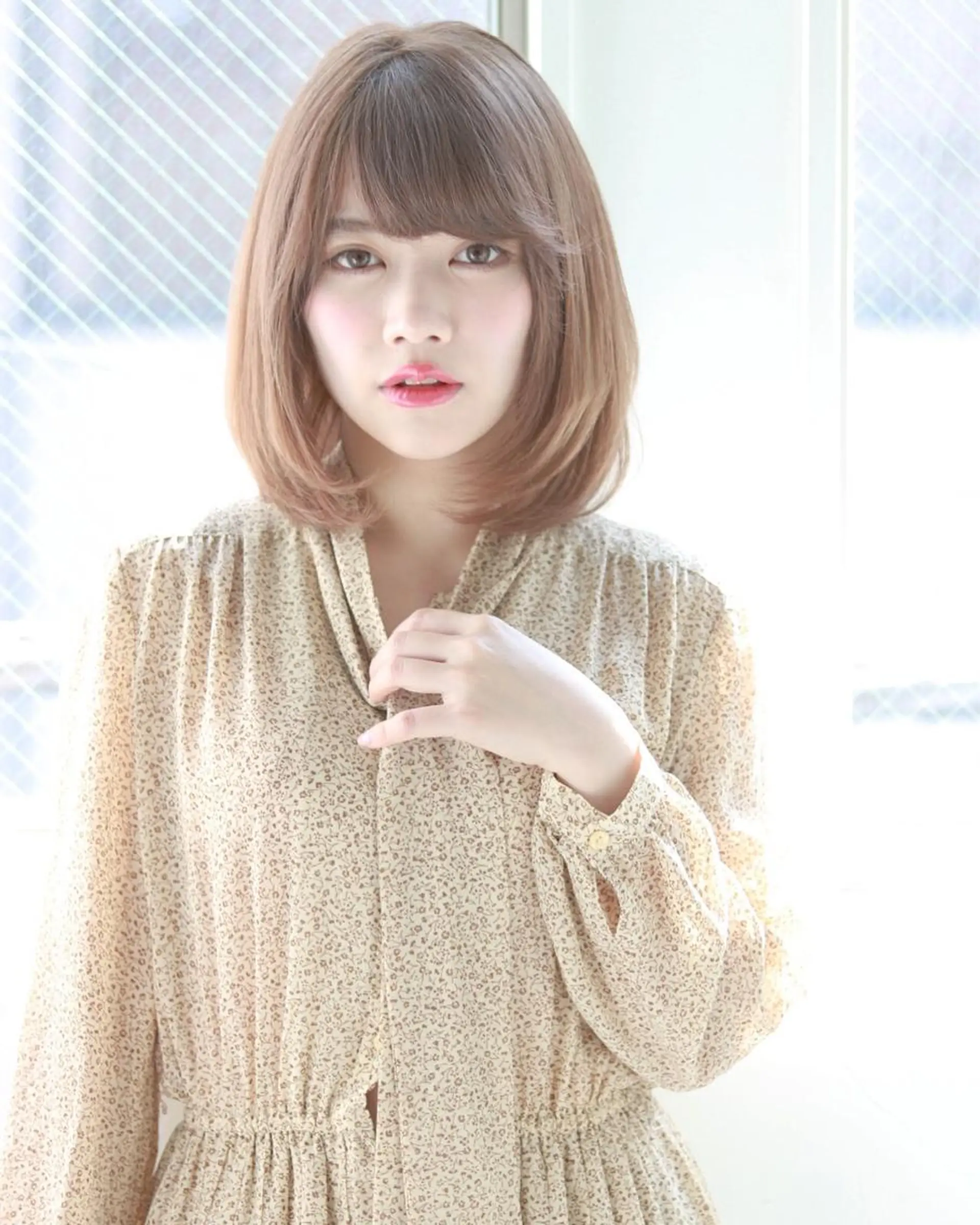 ショート カラー ボブレイヤー ボブ レイヤーカット Tukka所属・柳澤 興輝のヘアスタイル