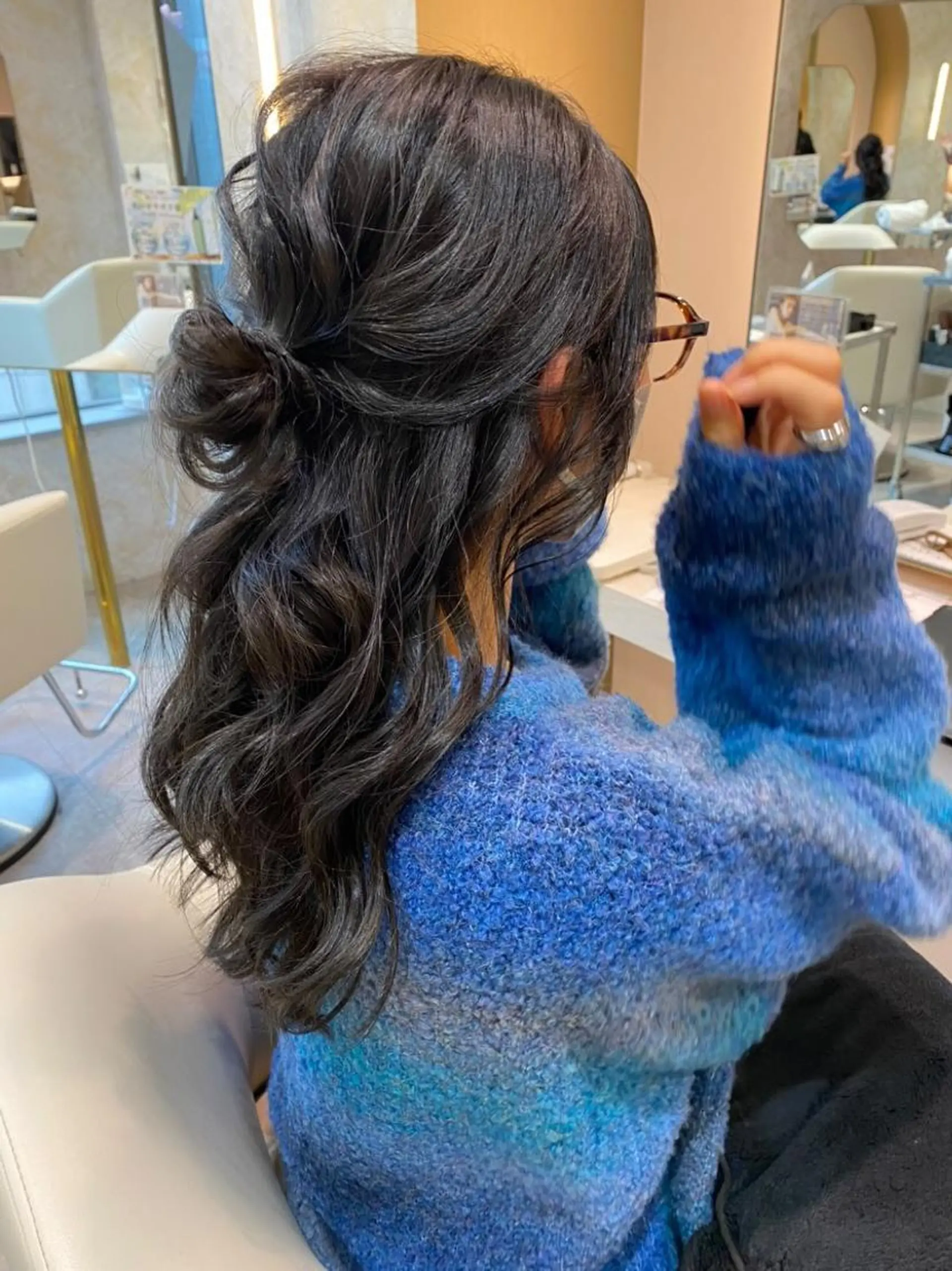 ロング ヘアアレンジ 店長/mao/ 前髪/顔周りカットのヘアスタイル