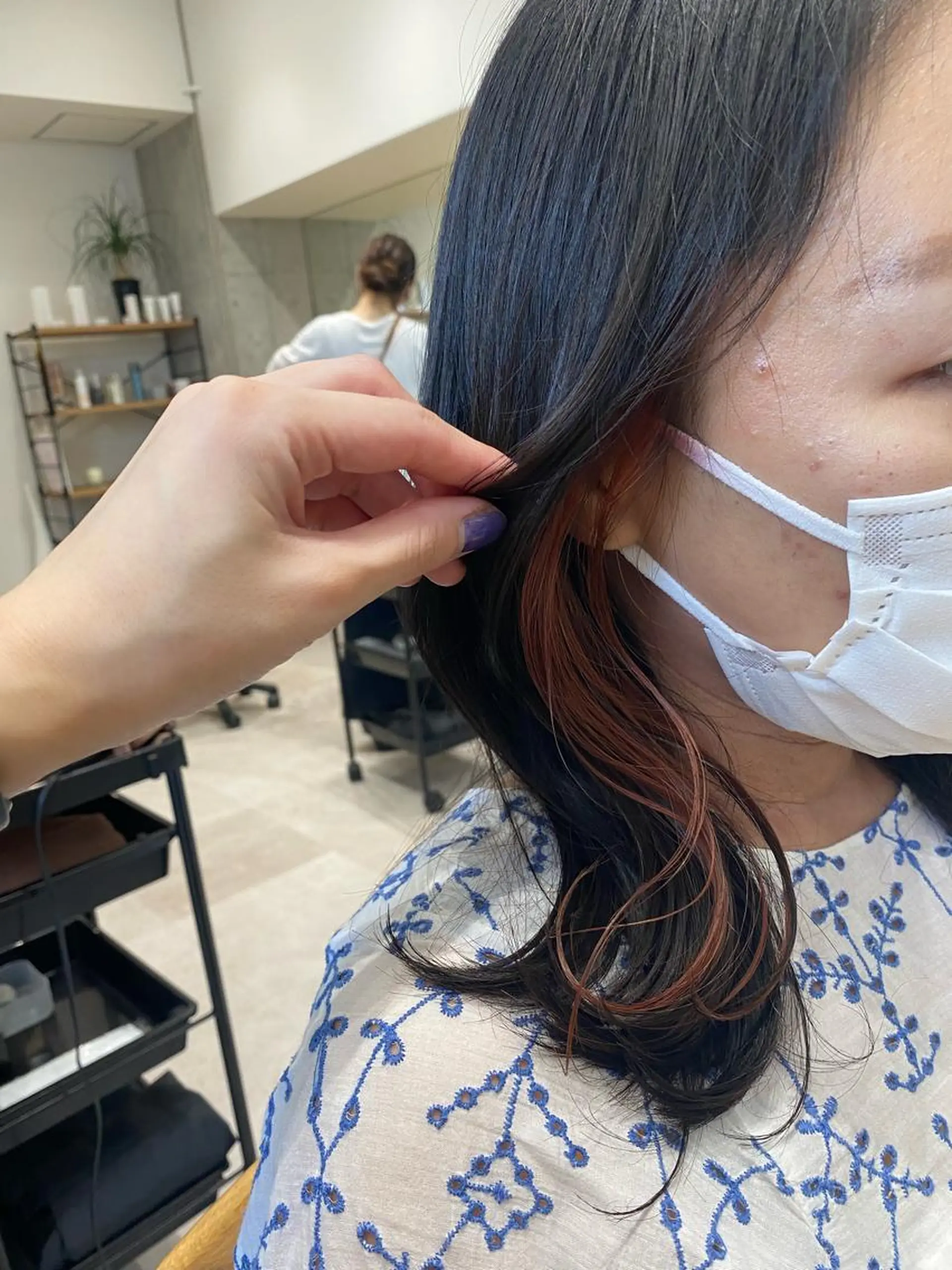 ミディアム カラー ヘアカラー トリートメント Dxxxx III所属・女性目線の大人 メンズ*Ayakaのヘアスタイル