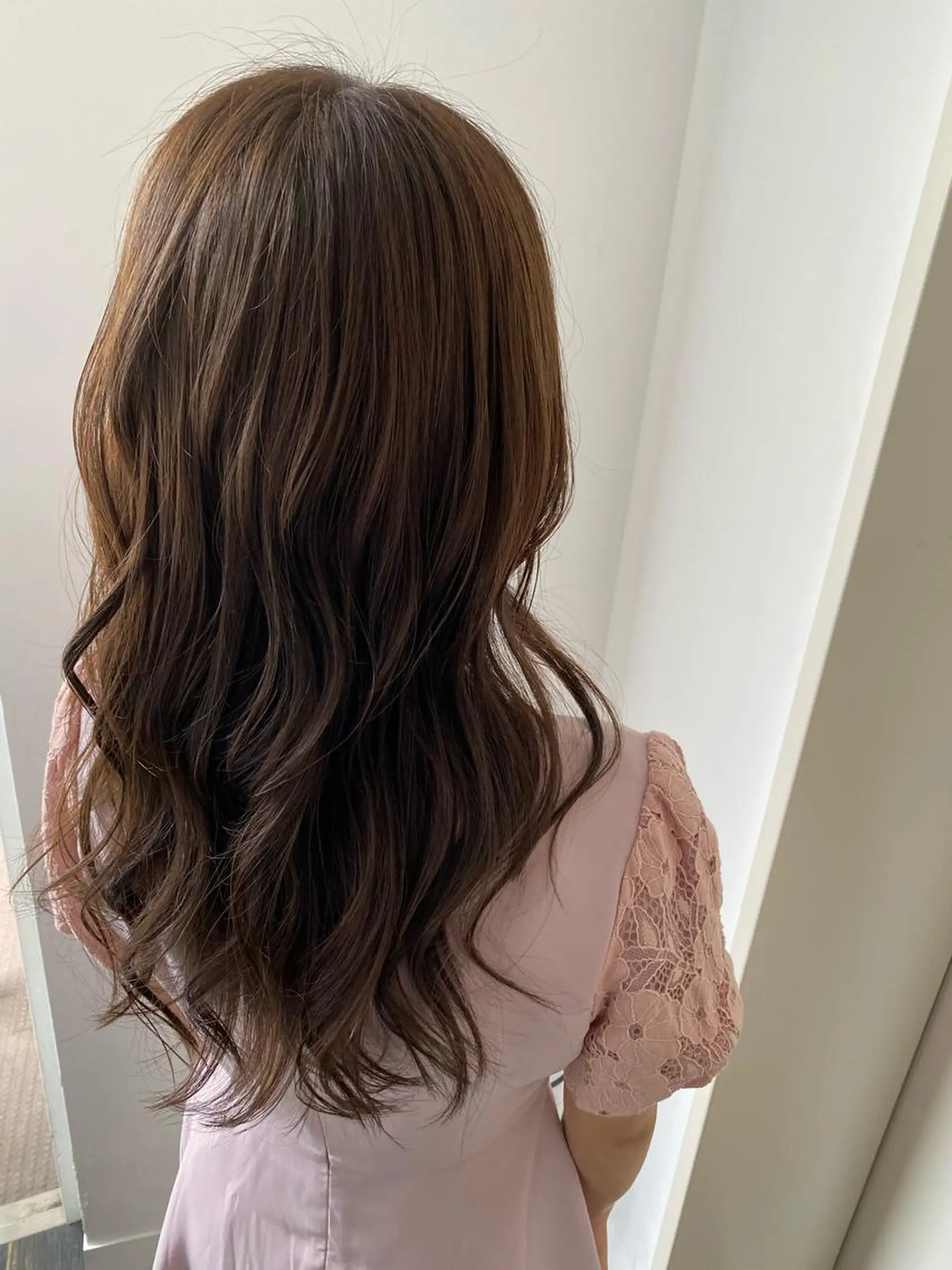 ロング 田中 優のヘアスタイル