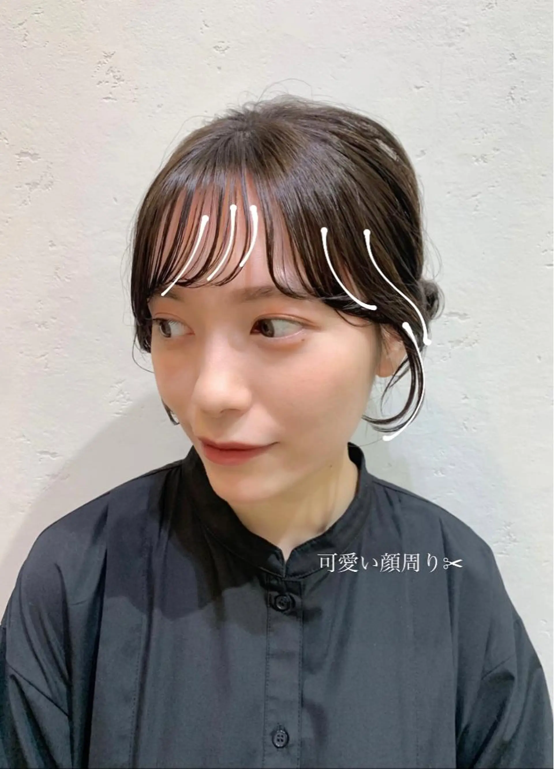 ミディアム カラー パーマ ヘアアレンジ 顔まわりレイヤー 顔周りカット レイヤーカット おくれ毛 サイドバング カット ヘアカラー トリートメント ヘッドスパ ヘアセット 顔周りカット/アレン ジ/カラー小野寺紗良のヘアスタイル