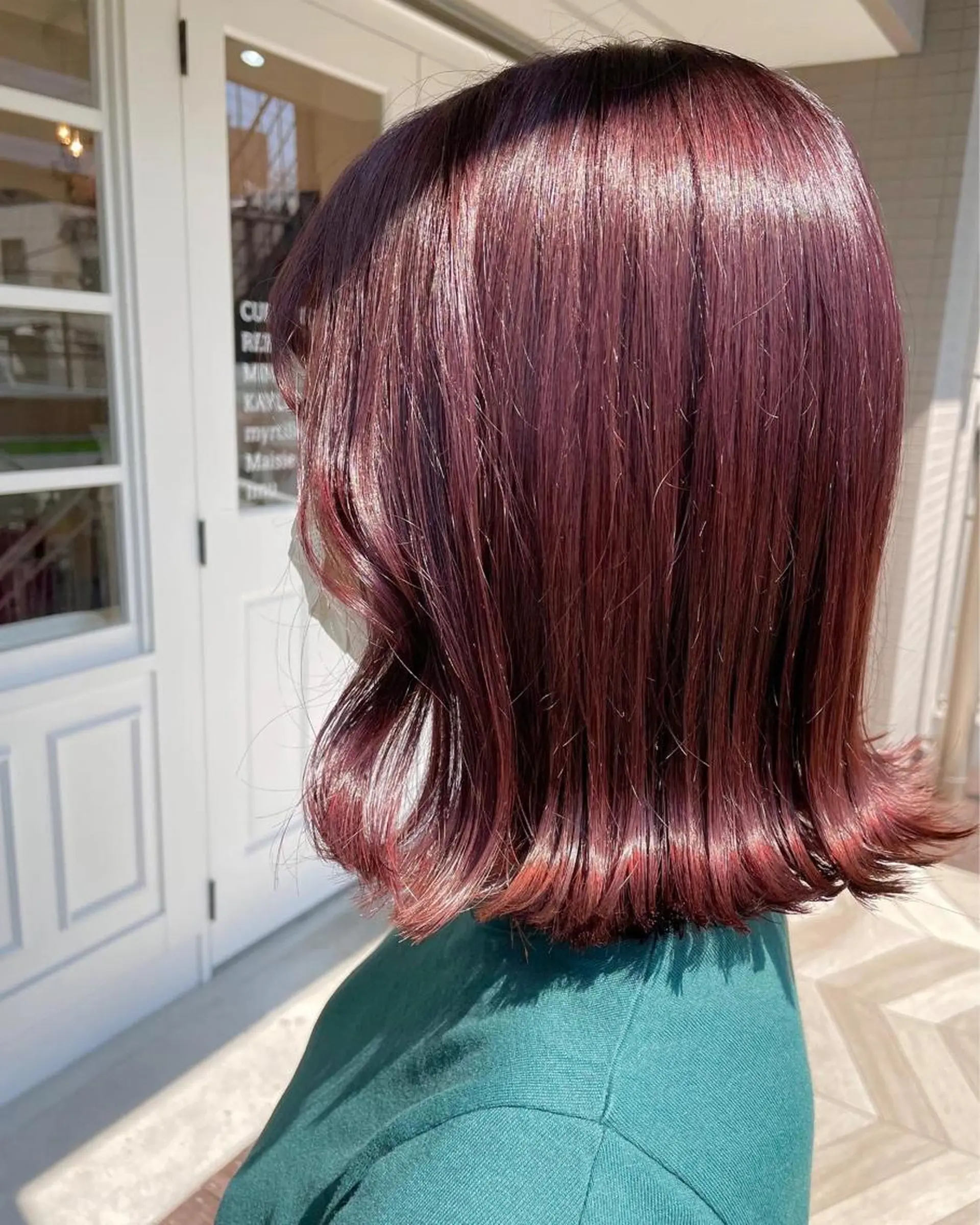 ミディアム カラー newi梅田🫧韓国 ヘア🫧sakiのヘアスタイル