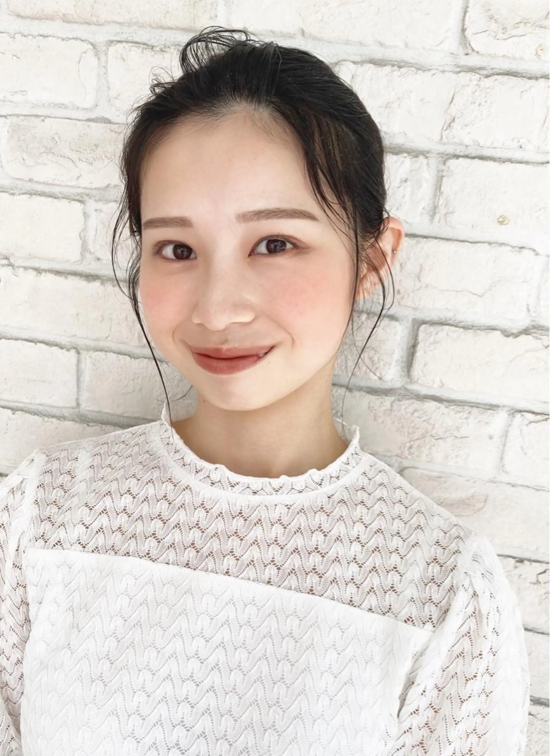 ロング ハウス山下あやか 成人式カットカラーのヘアスタイル