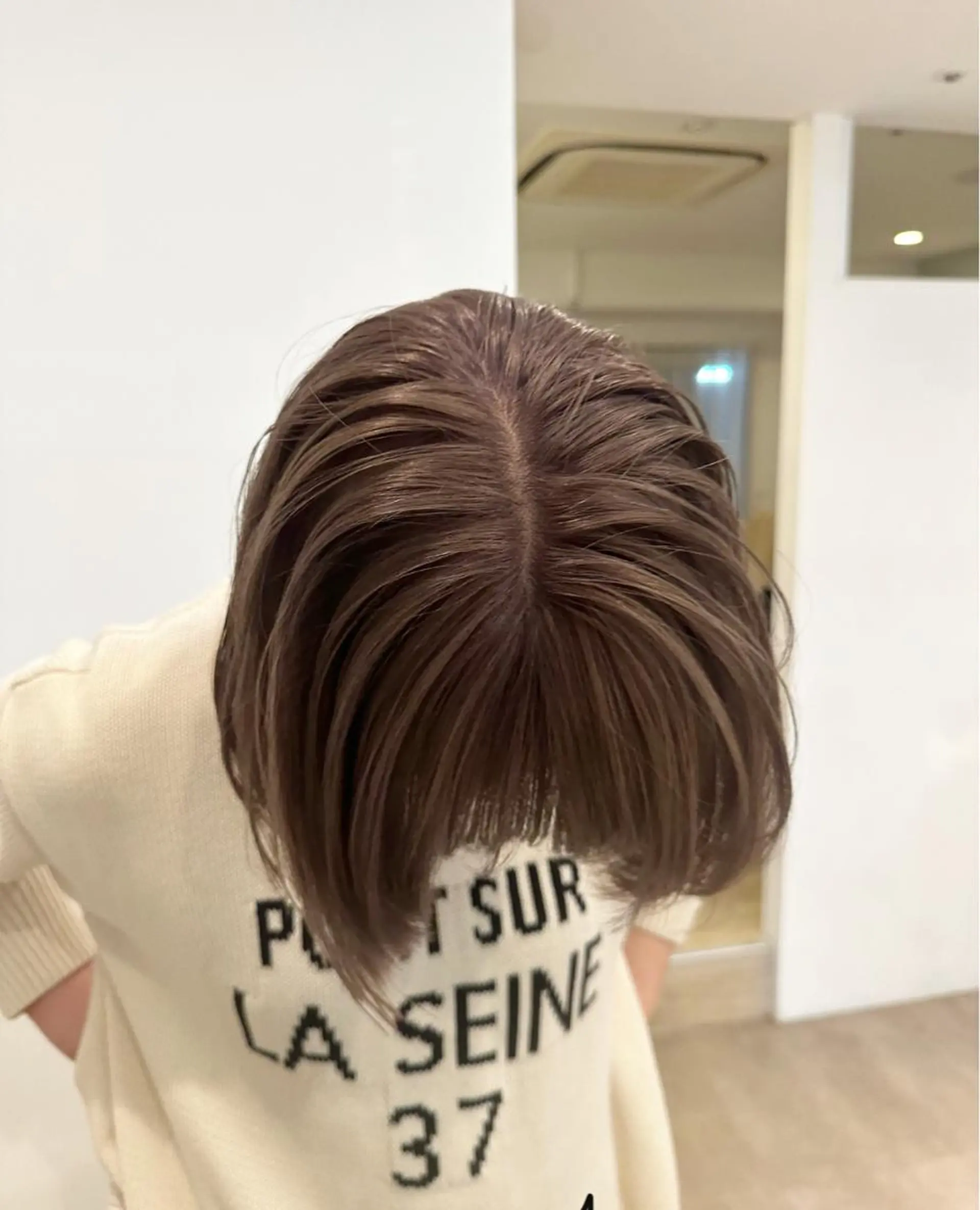 ショート カラー ブリーチ ケアブリーチ トリートメント ヘアカラー 梅田/柔らかカラー/ オオハシ リナコのヘアスタイル