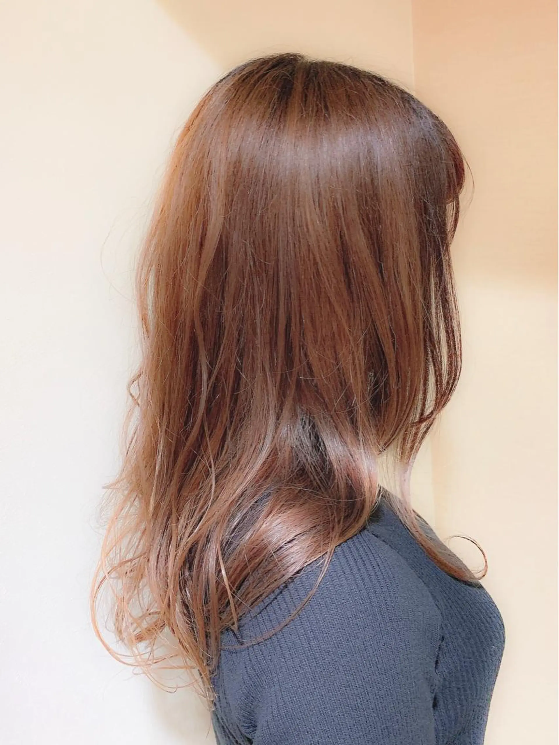 セミロング カラー トリートメント 當間 大知のヘアスタイル