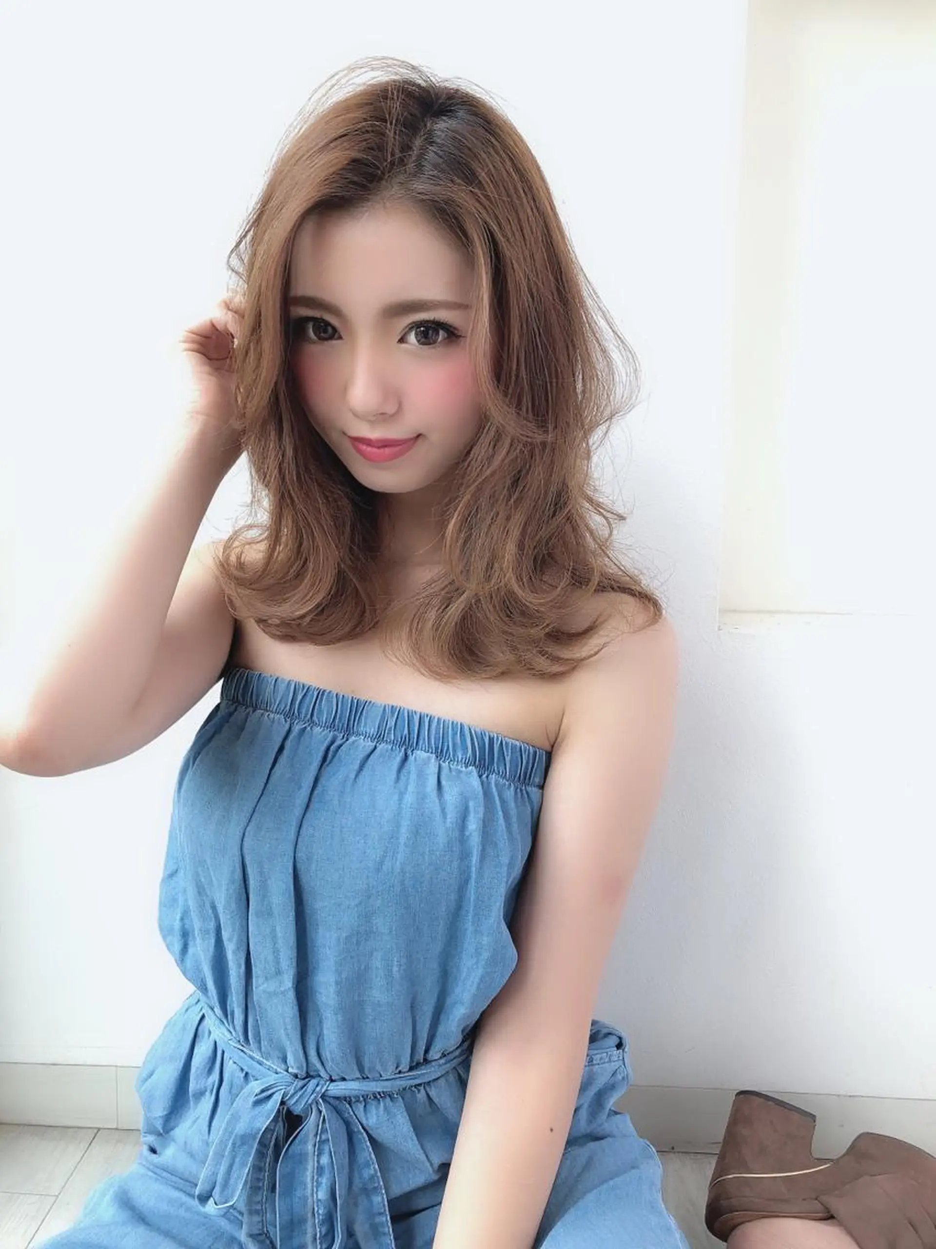 ミディアム 似合わせカット 小顔カット ヘアカラー トリートメント ボンドストーリーノヴァ所属・縮毛矯正・髪質改善 ❣️三浦正也のヘアスタイル