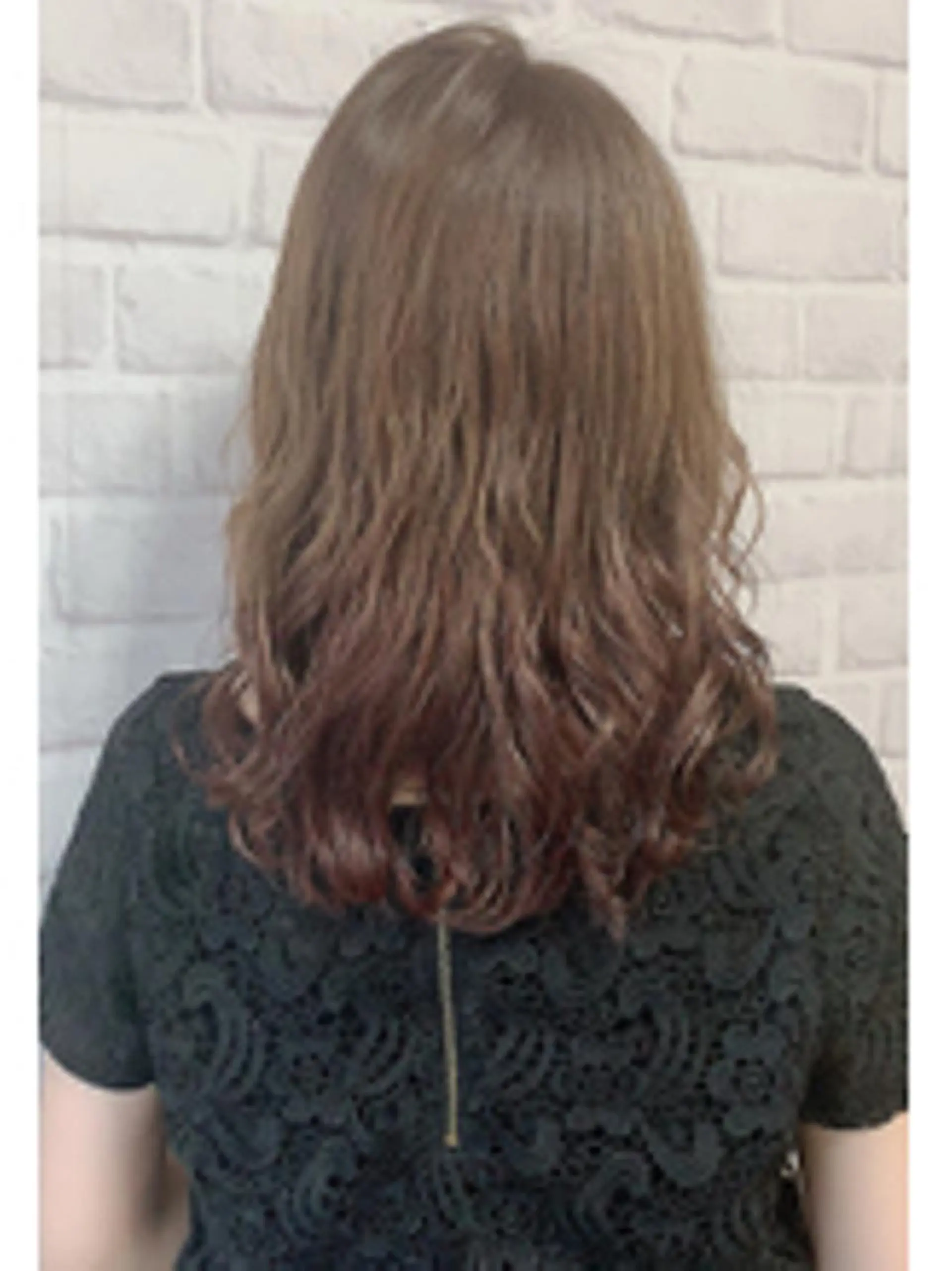 ミディアム カラー 大江 美穂のヘアスタイル