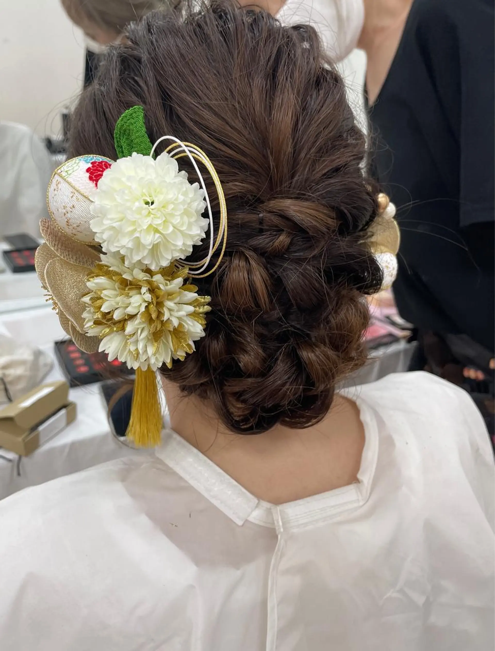 セミロング ヘアセット cecile hair所属・開發 紗貴のヘアスタイル