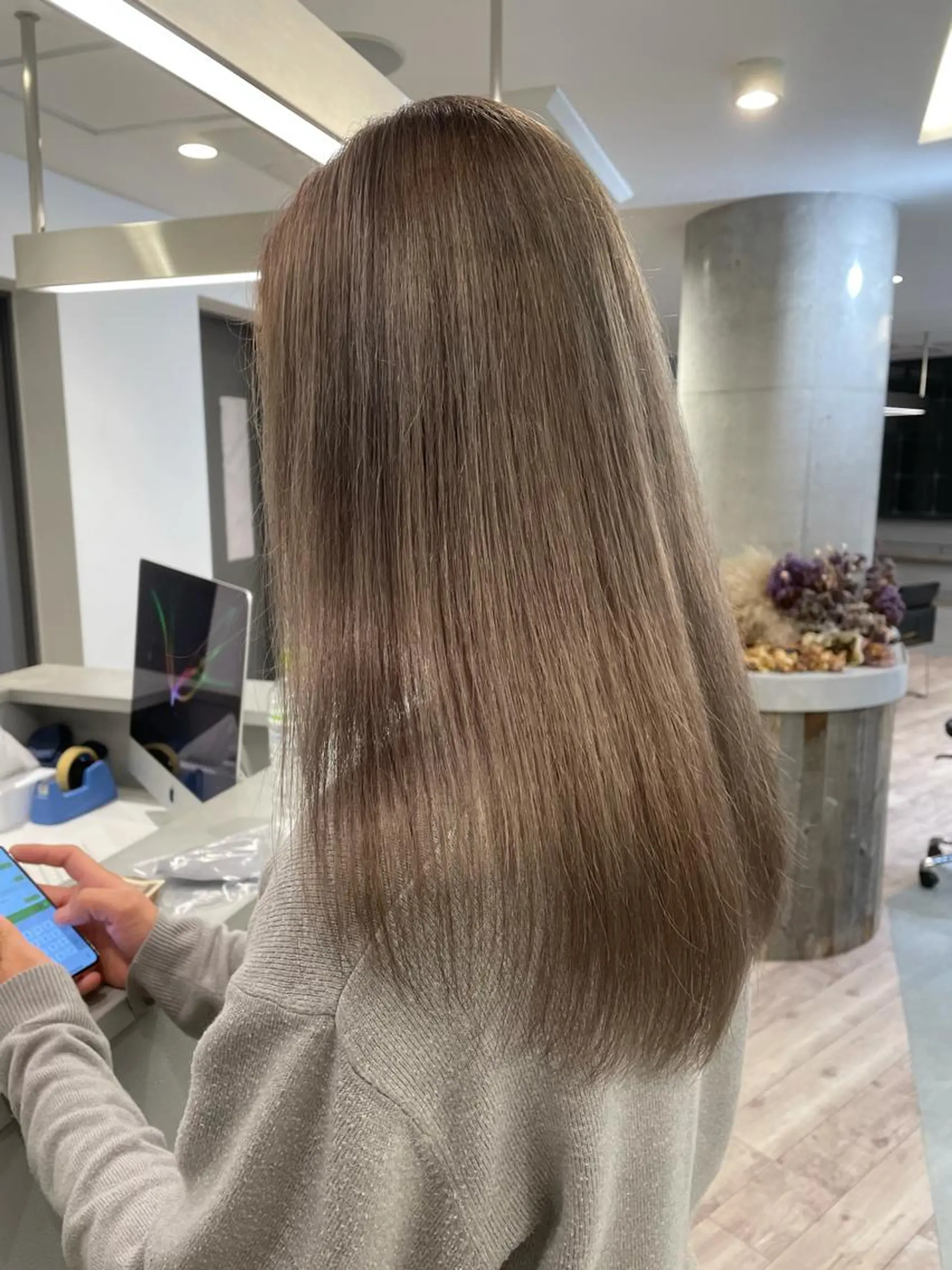 カラー ヘアカラー トリートメント 韓国ハイトーンカラー kana♡のヘアスタイル