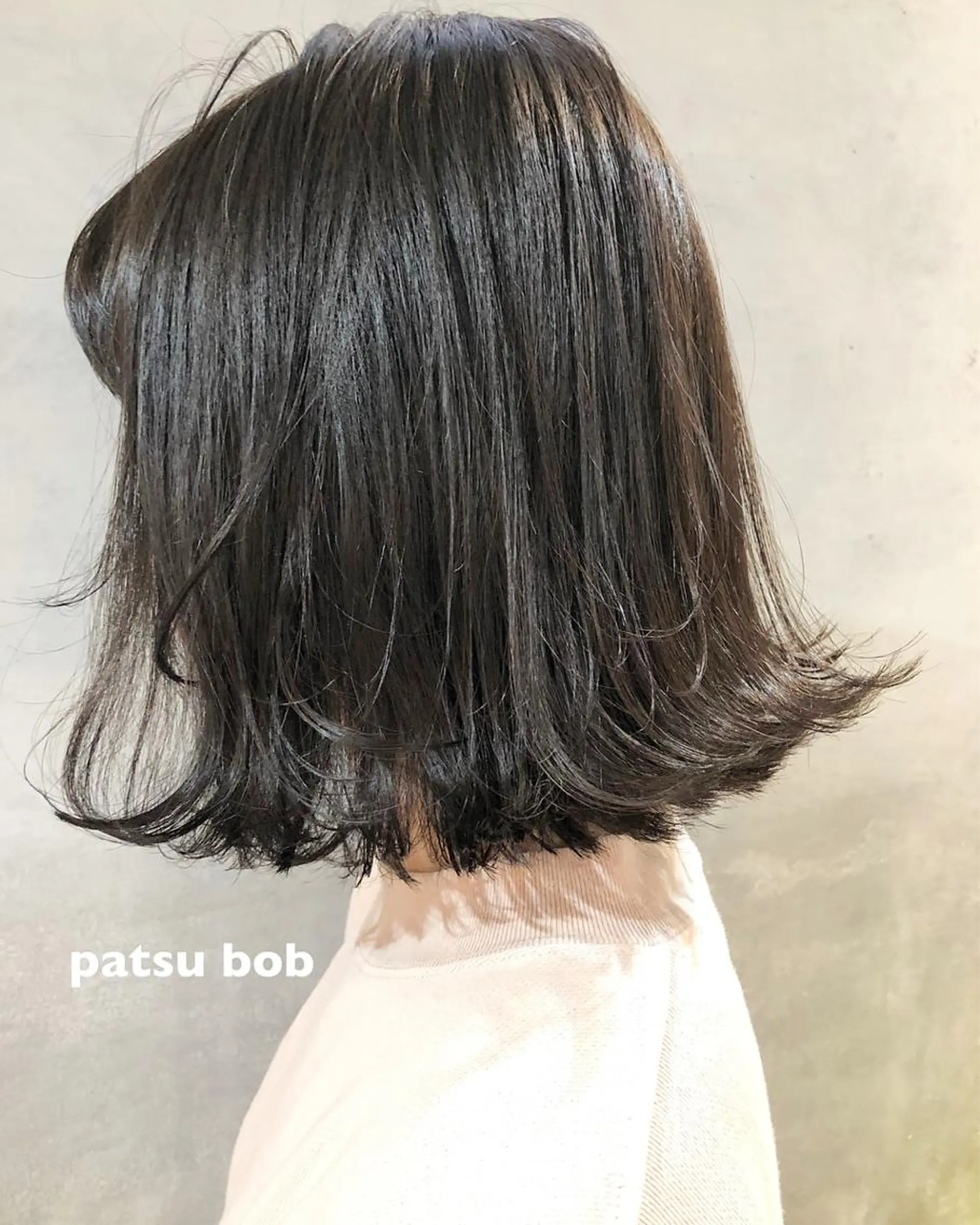 ミディアム カラー ブラウンカラー モカブラウン ボブ カット ヘアカラー ツキノキ ミナのヘアスタイル