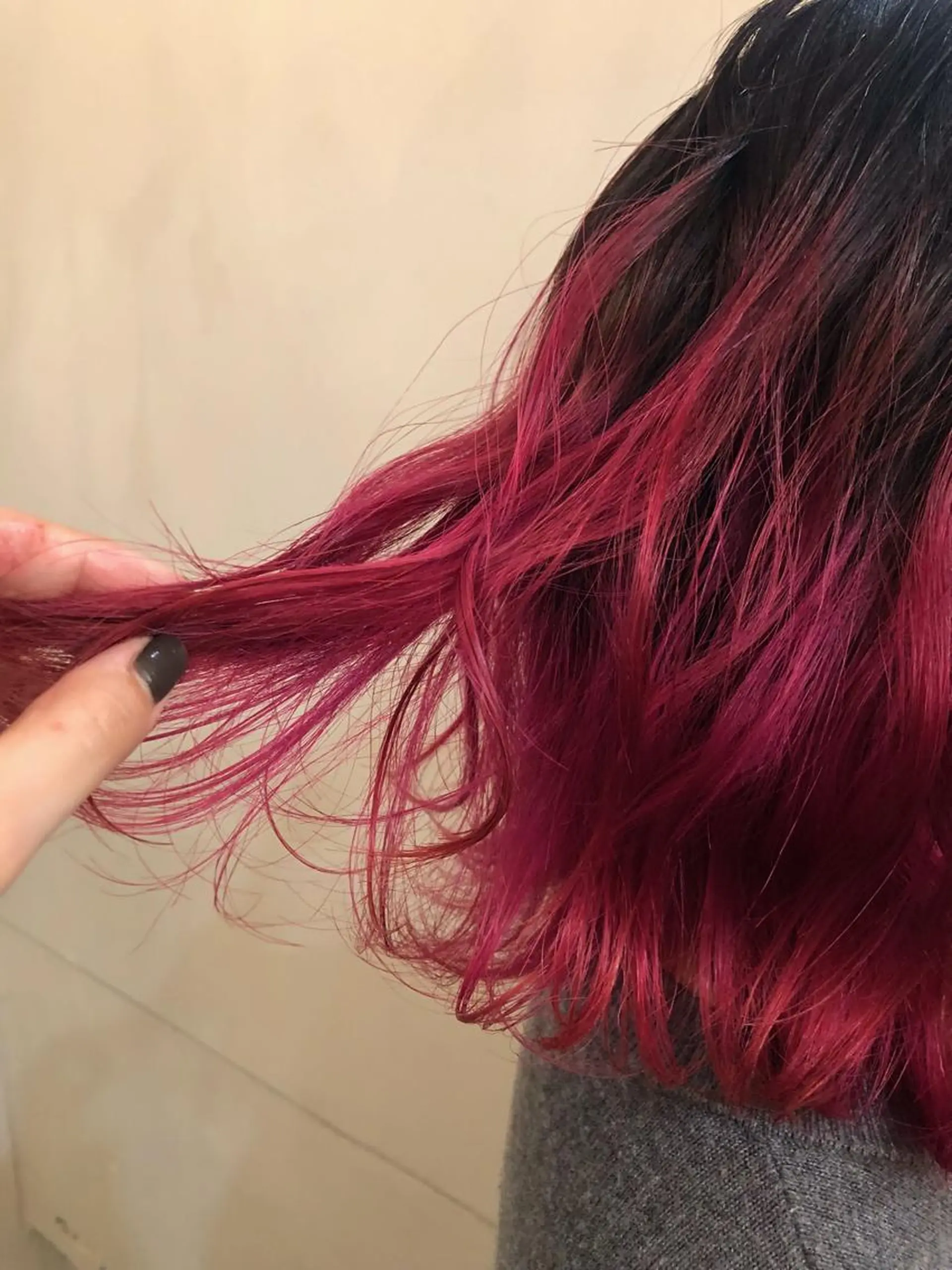 ミディアム カラー ヘアアレンジ ショートボブ💗 ヤマネシオリのヘアスタイル