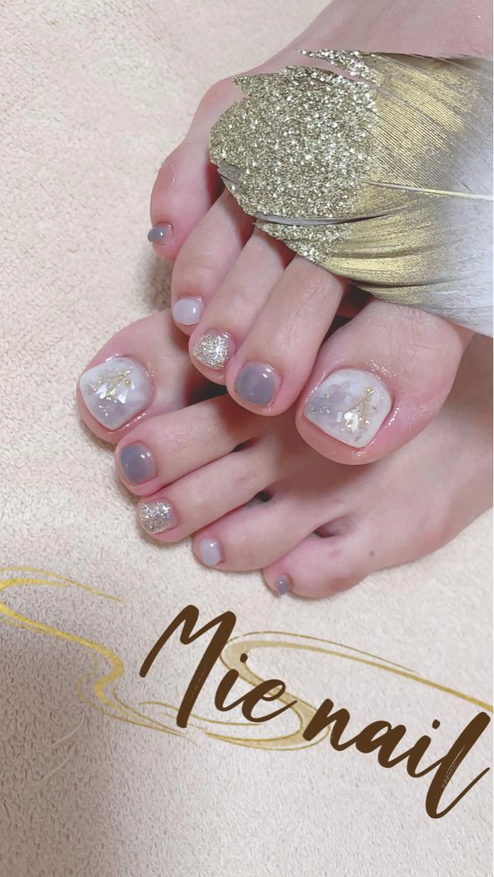ネイル フットネイル Mie nailのネイルデザイン