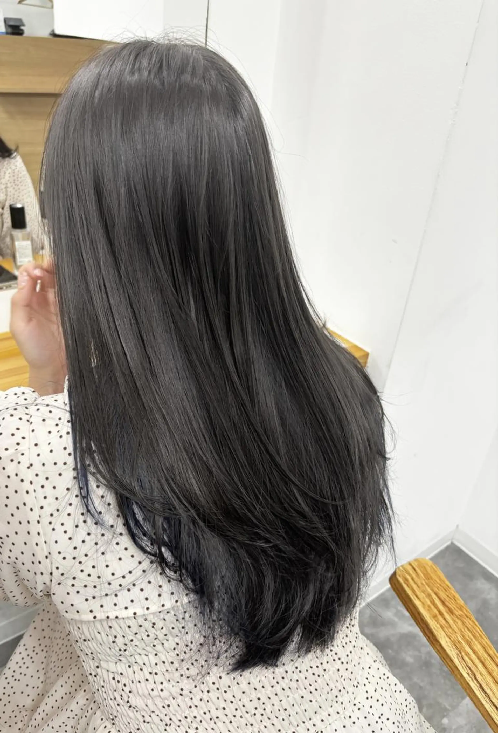 セミロング カラー カット ヘアカラー トリートメント 藤森結子/韓国ヘア/ パーソナルカラー診断のヘアスタイル