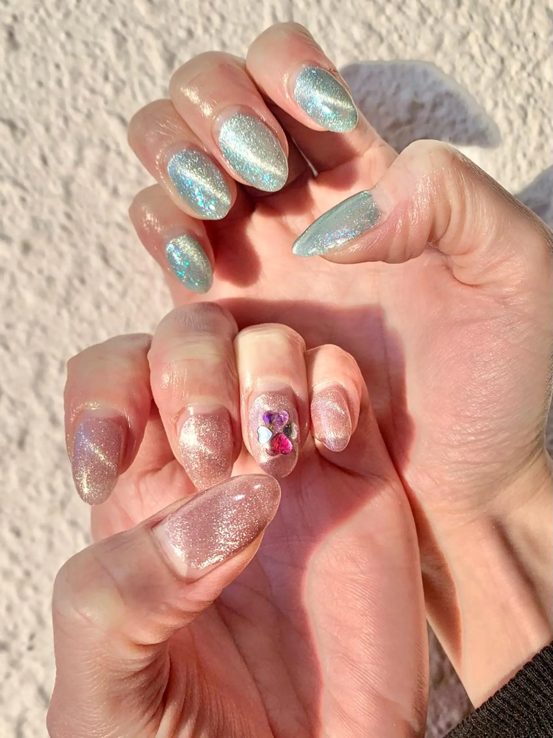 ネイル マグネットネイル ワンカラーネイル 松川 めぐみのネイルデザイン