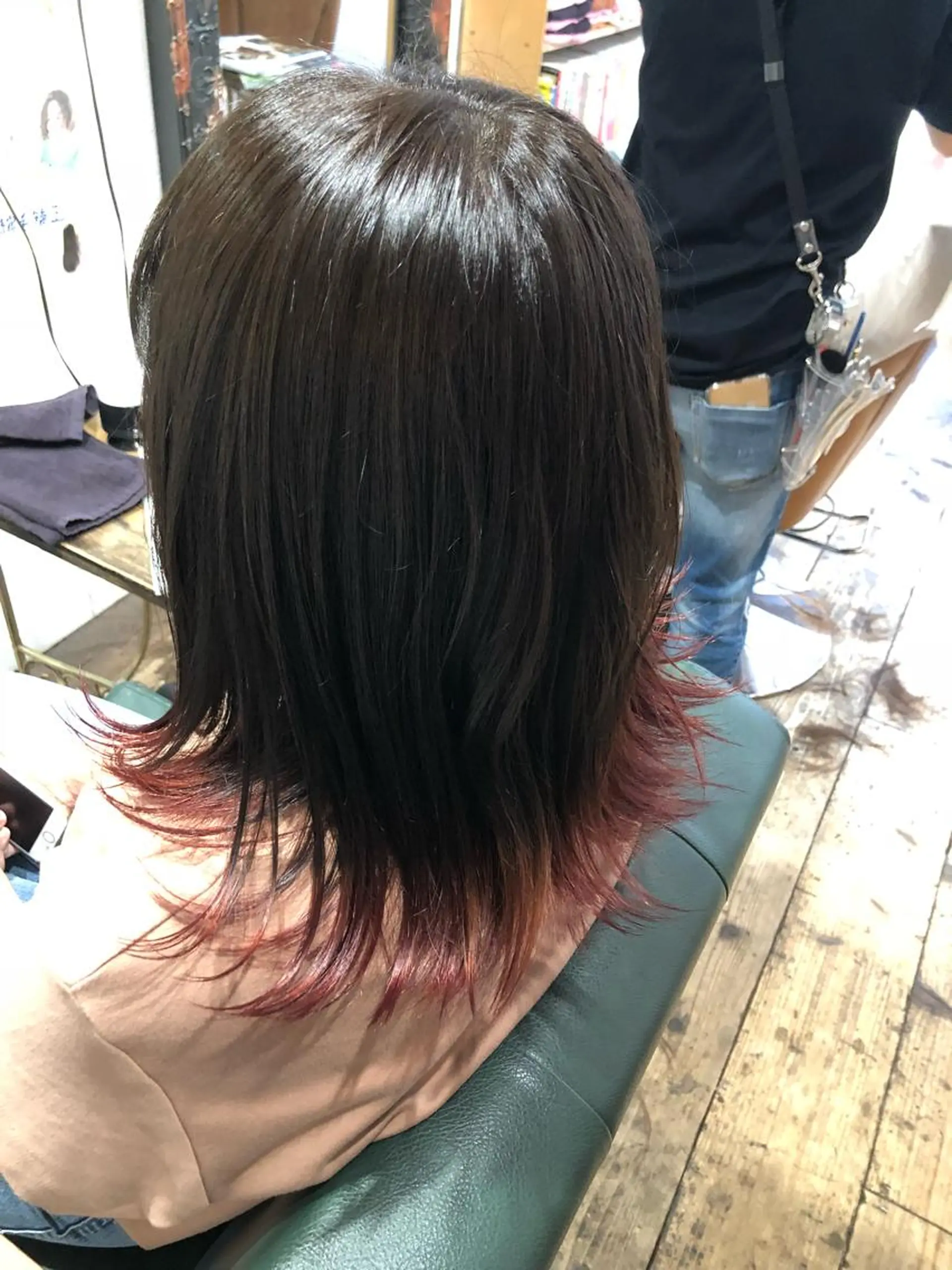 ミディアム ヘアカラー ナカオ ヤストシのヘアスタイル