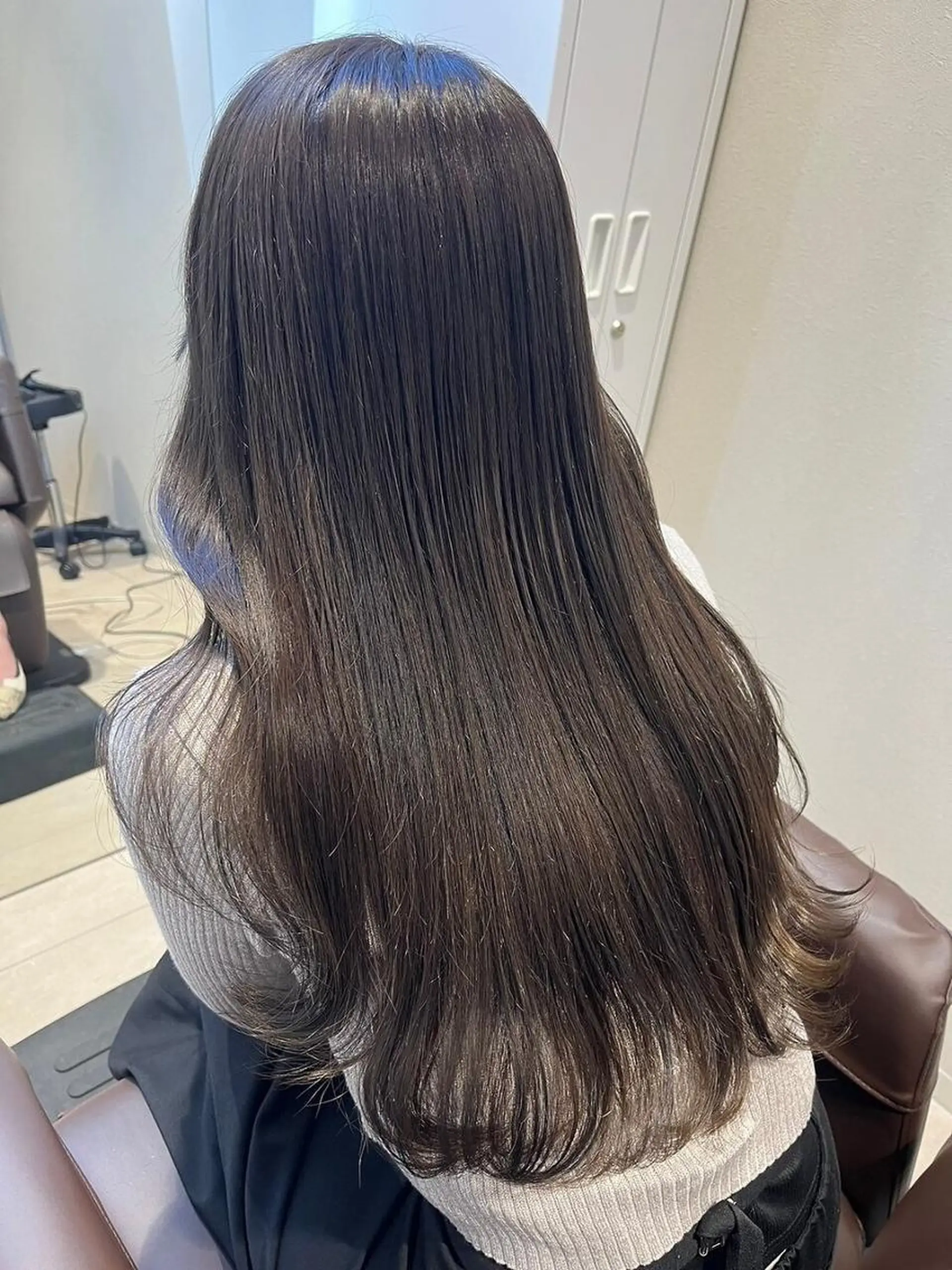 ロング カラー ショートボブ バレイヤージュ ブリーチ ダブルカラー ハイライトカラー カット ヘアカラー トリートメント newi hauoli札幌駅前のヘアスタイル