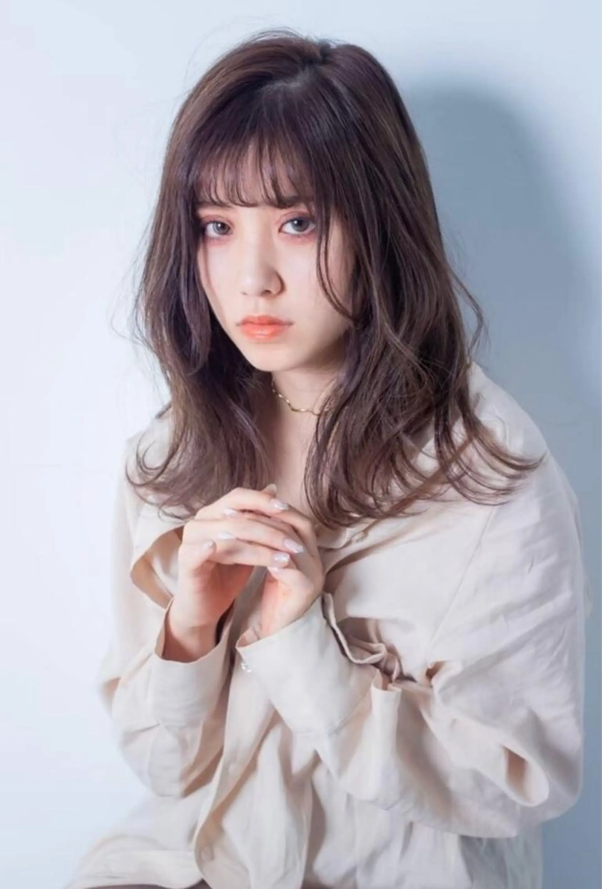 ロング カラー リルウヘアー 天王寺のヘアスタイル